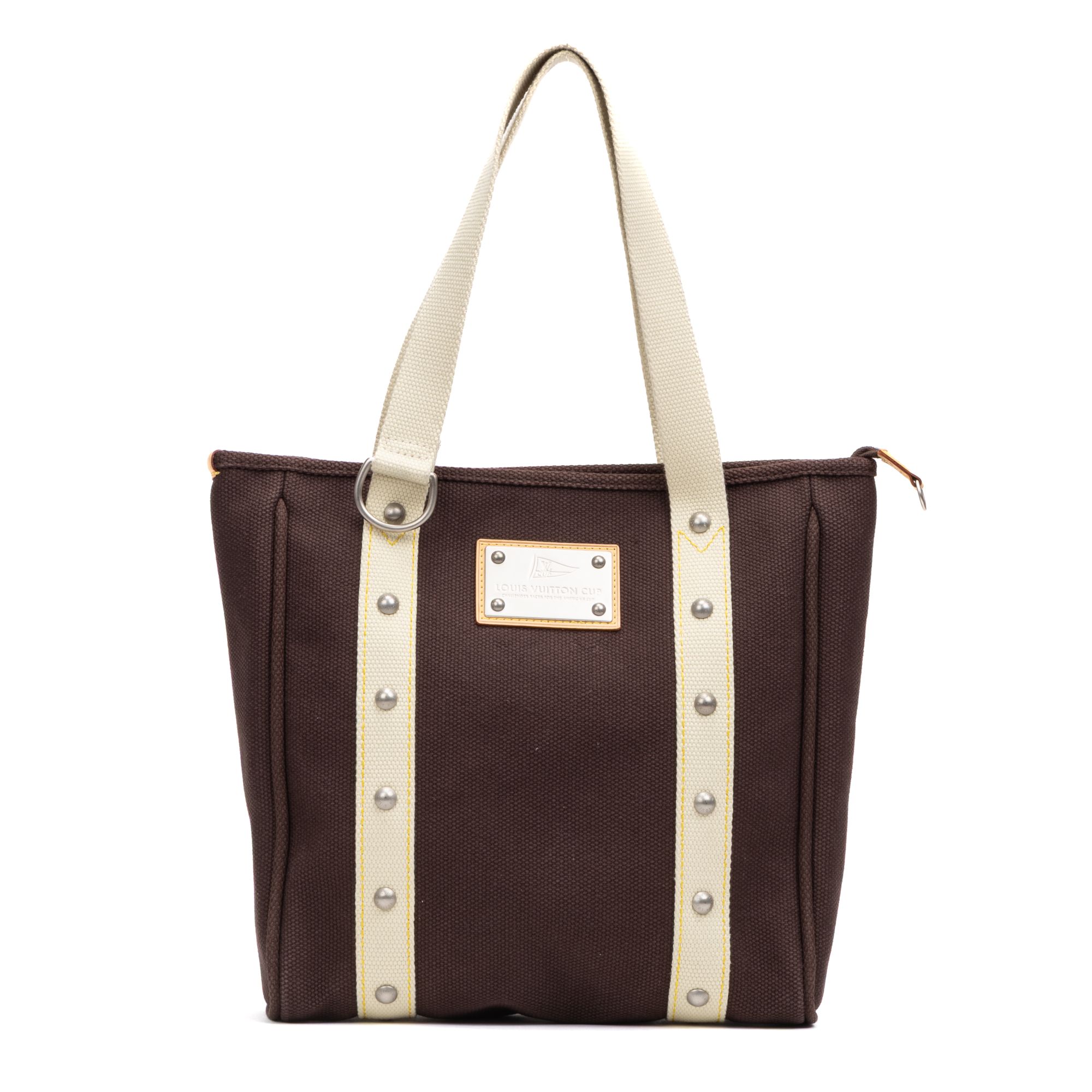 Antigua Cabas MM Woven Canvas