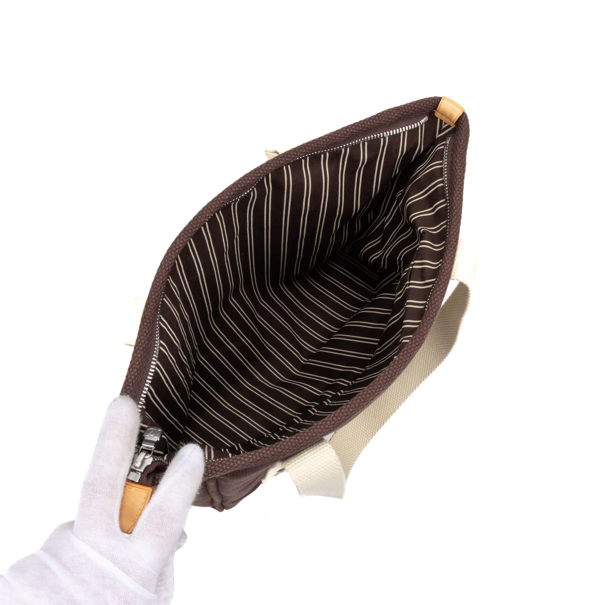Antigua Cabas MM Woven Canvas — view 9