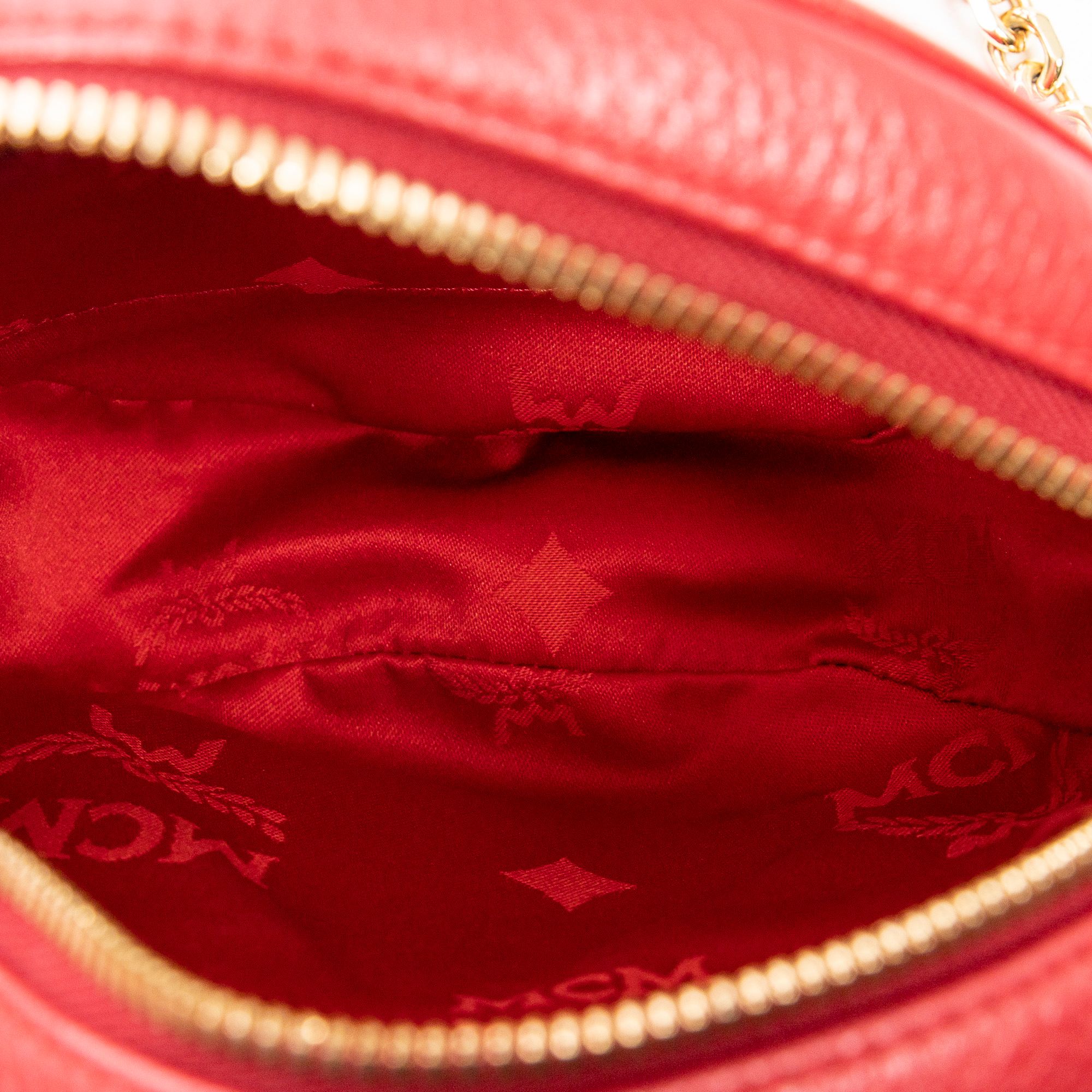 Round Tassel Crossbody  Grained Leather — view 7