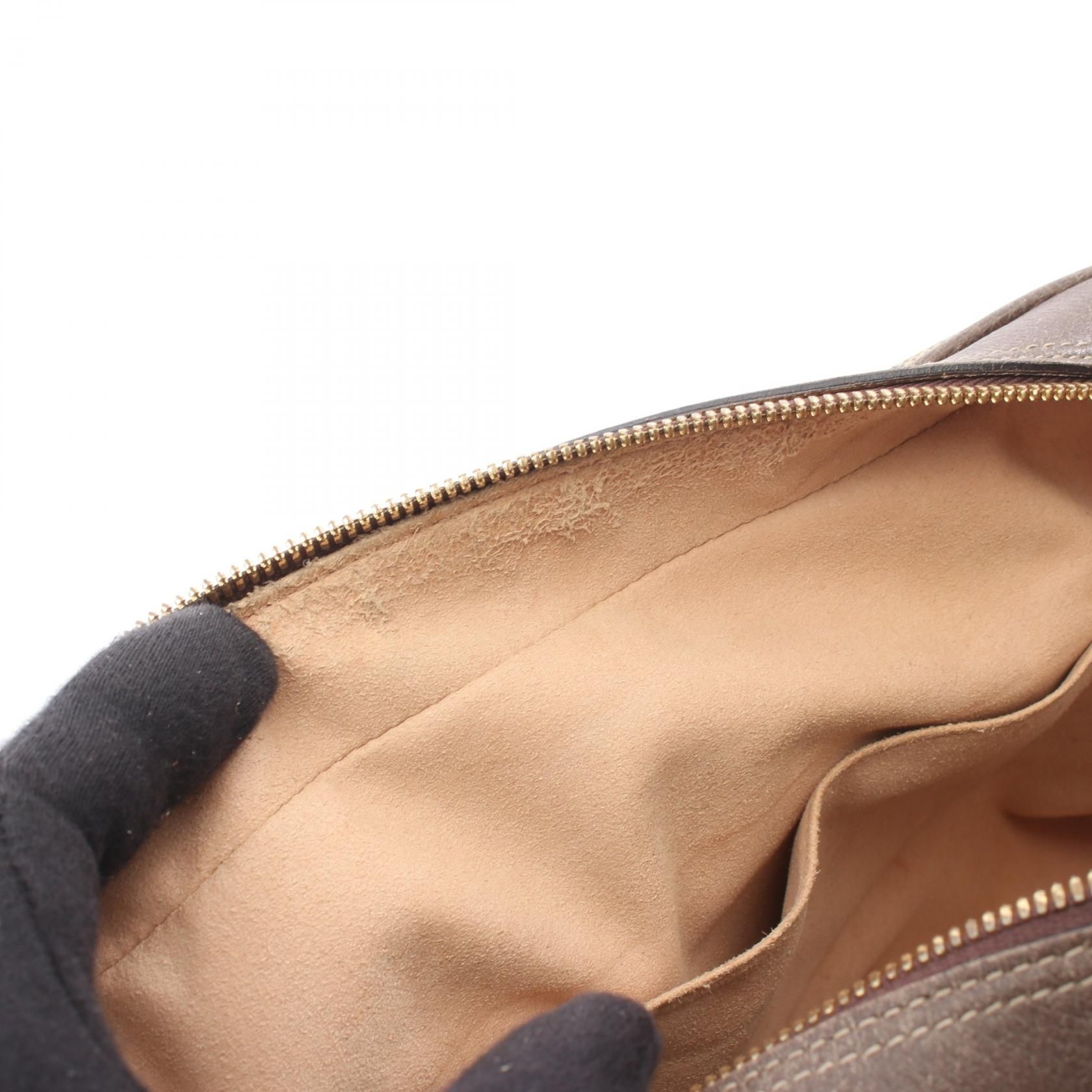 GG Supreme Monogram Web Small Ophidia Shoulder Bag Brown — view 7