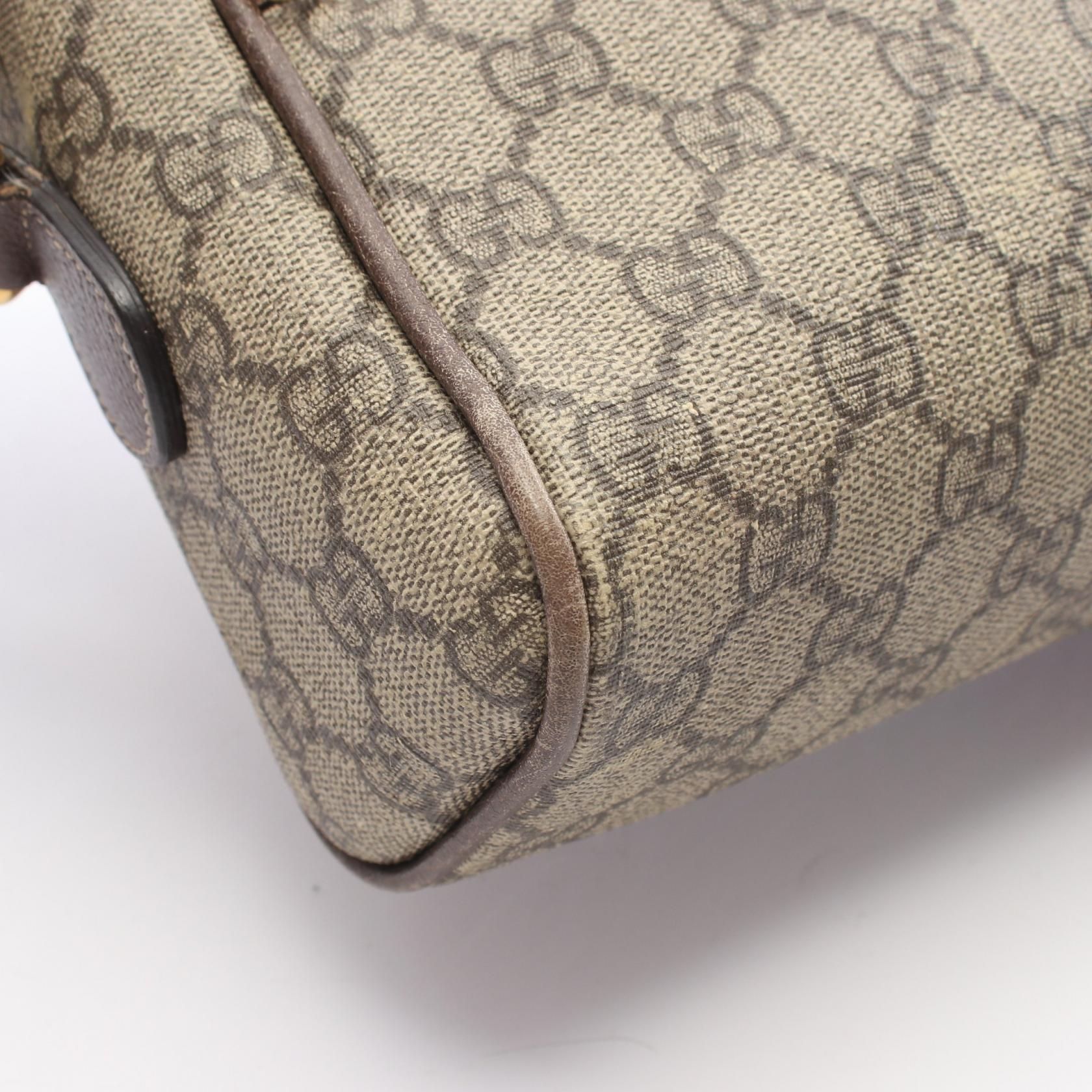 GG Supreme Monogram Web Small Ophidia Shoulder Bag Brown — view 10