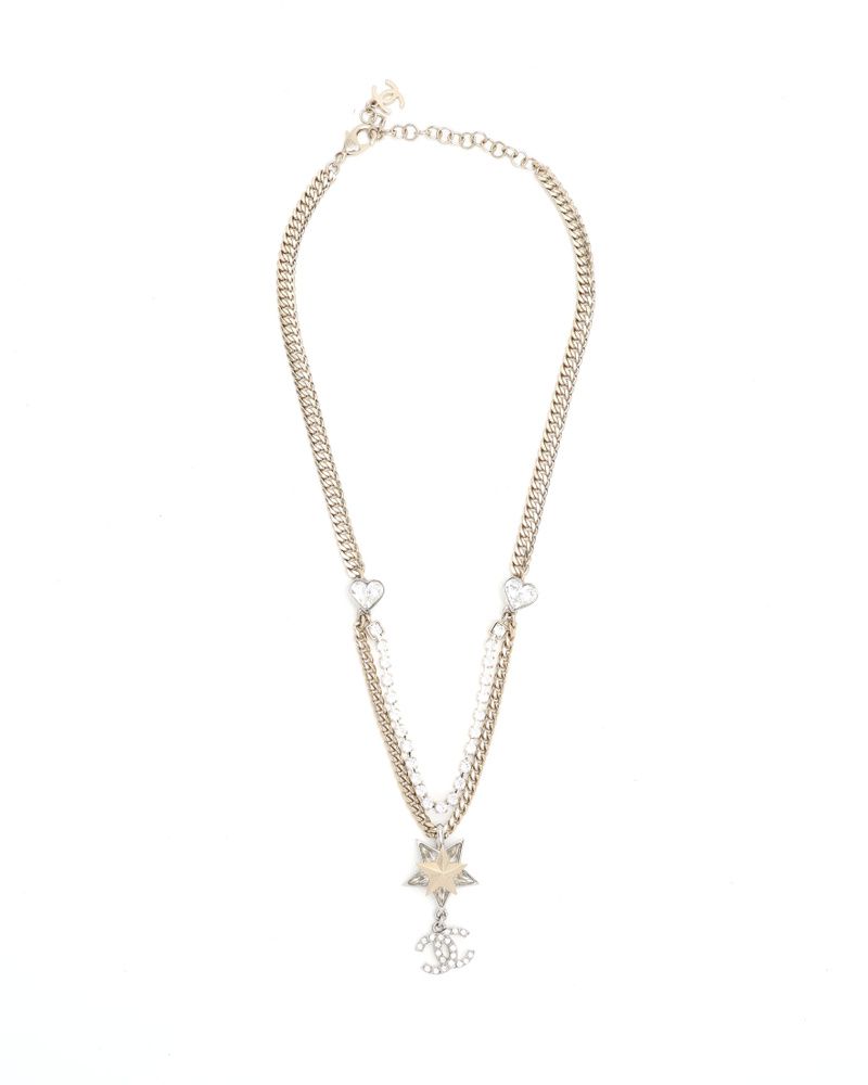 Coco Mark Heart Rhinestone Choker — view 3