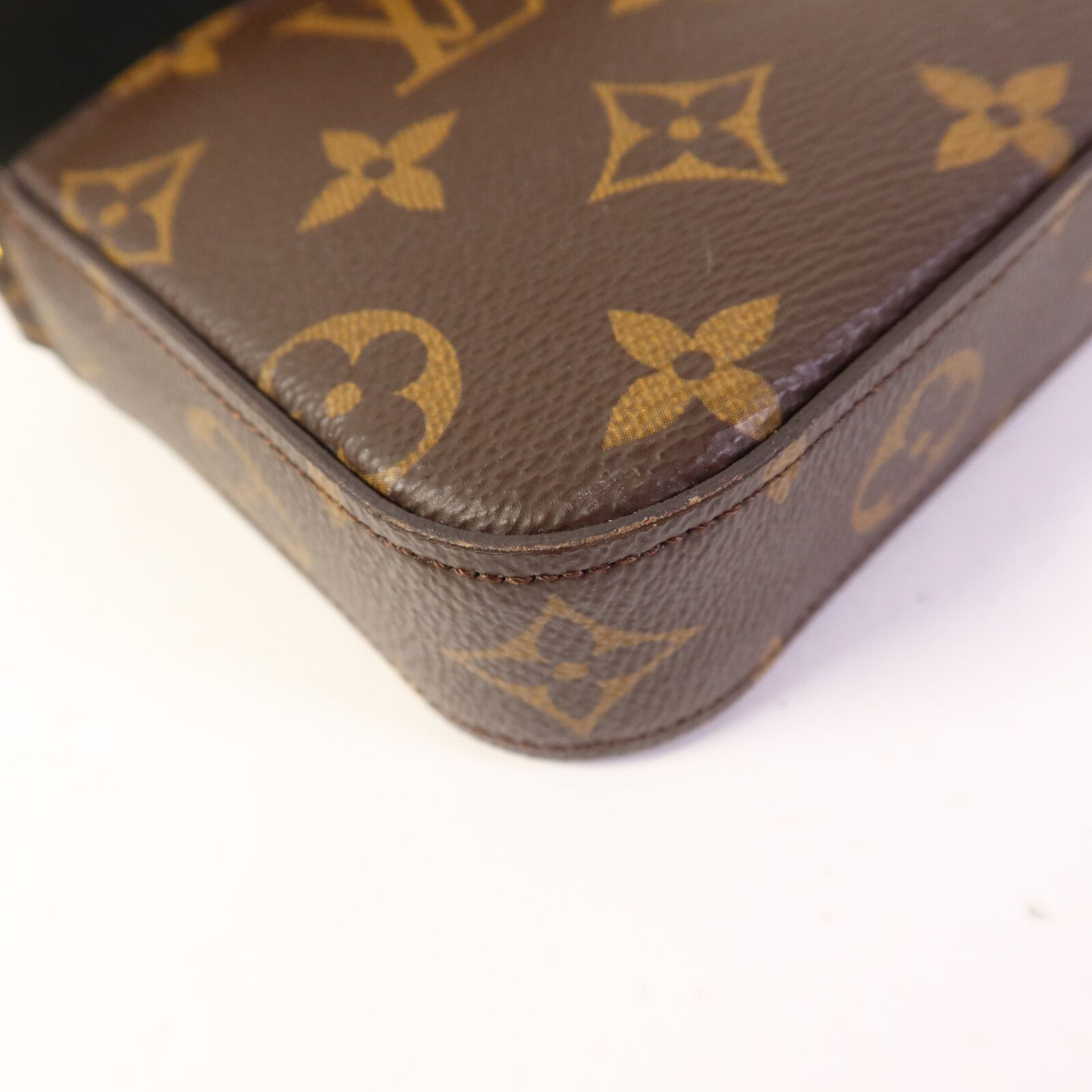 Monogram Felicie Strap & Go Gold Shoulder Bag Brown Green Brown/khaki Shoulder Bag M 80091 — view 18