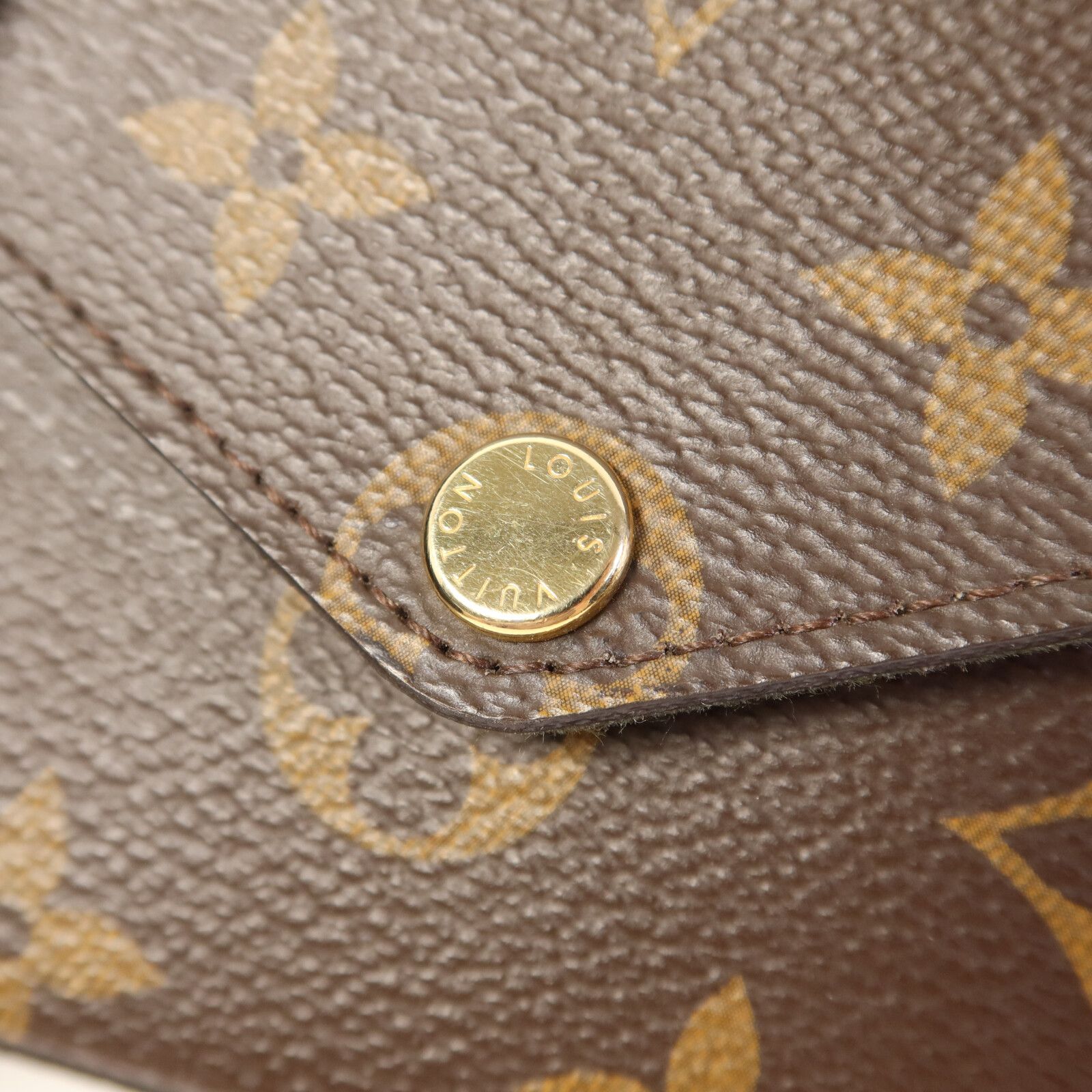Monogram Felicie Strap & Go Gold Shoulder Bag Brown Green Brown/khaki Shoulder Bag M 80091 — view 10