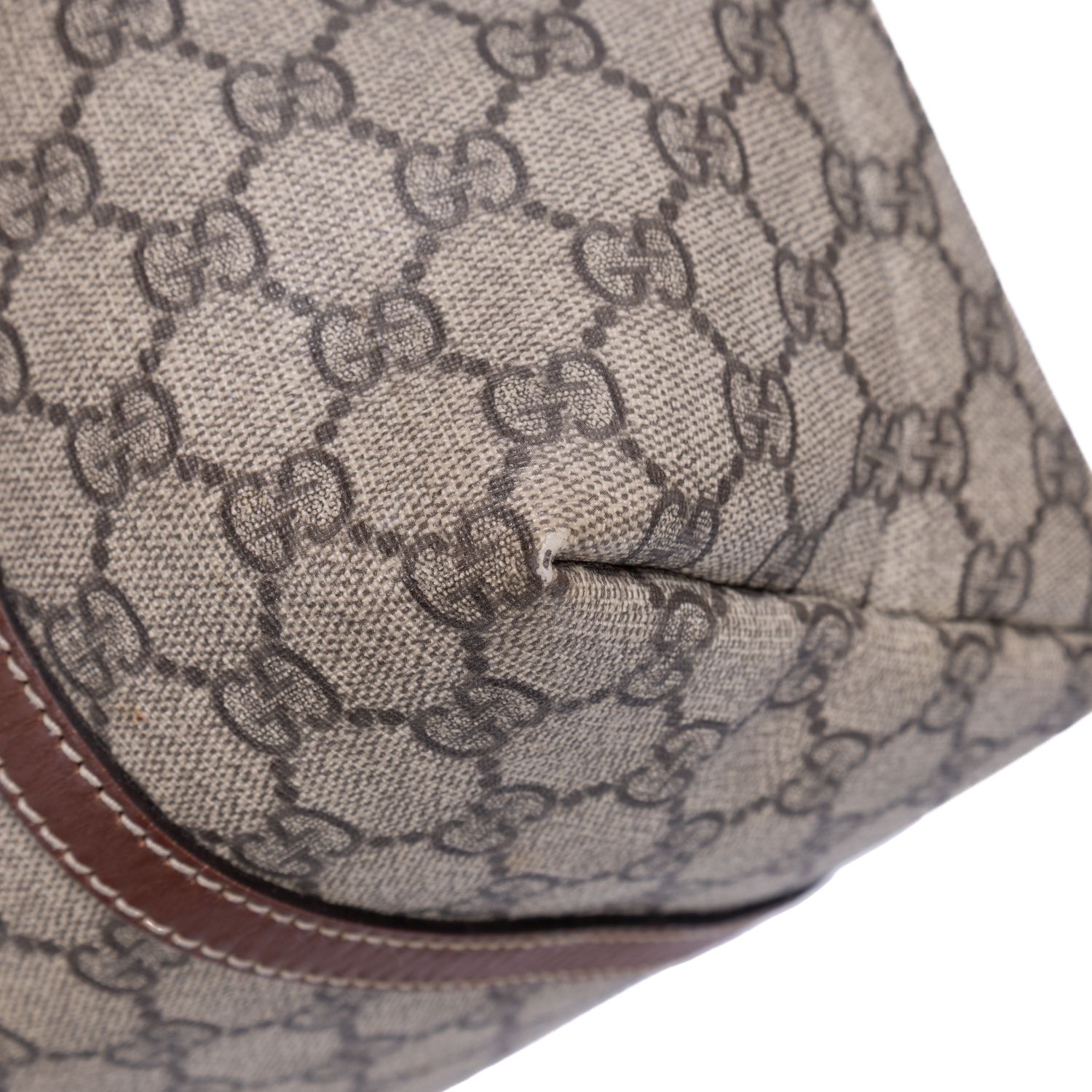 Joy Tote Joy Tote Beige/Brown Beige Monogrammed Canvas Champagne Gold — view 14