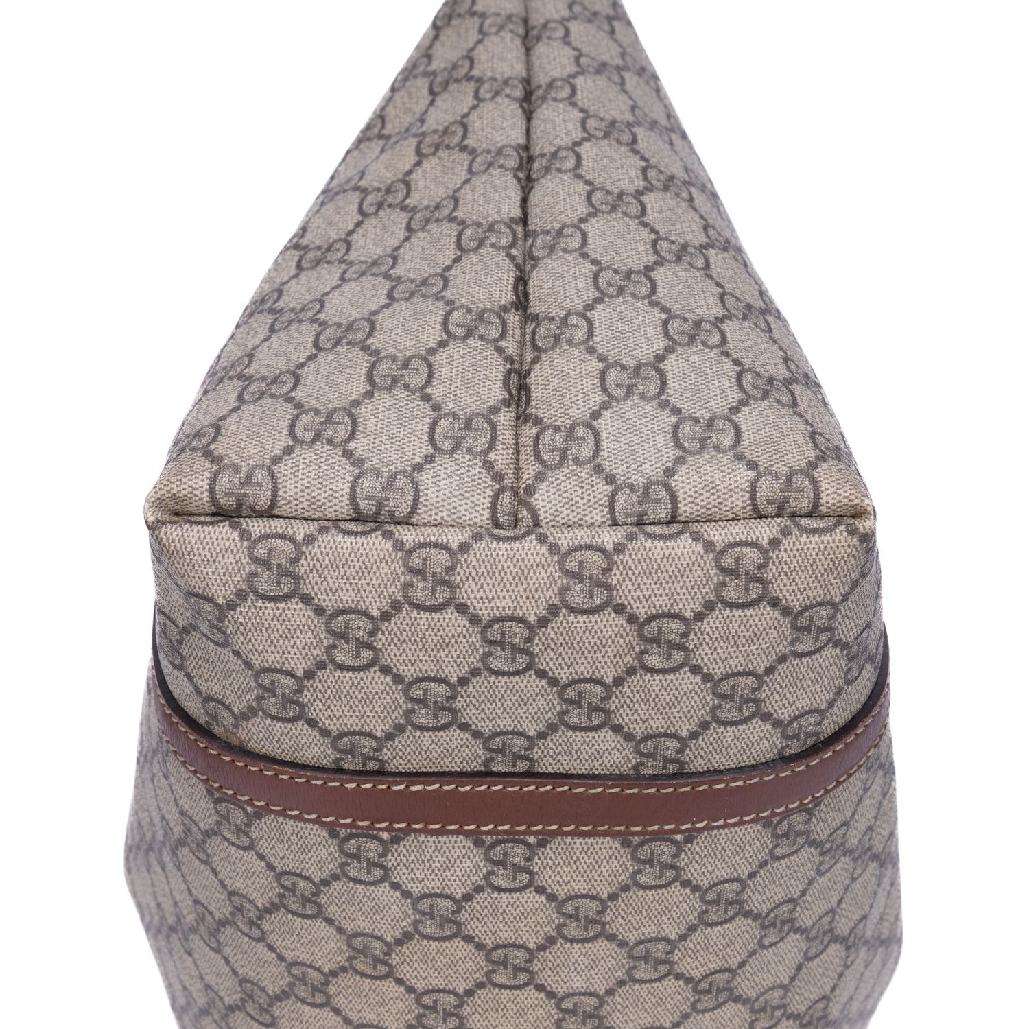 Joy Tote Joy Tote Beige/Brown Beige Monogrammed Canvas Champagne Gold — view 7