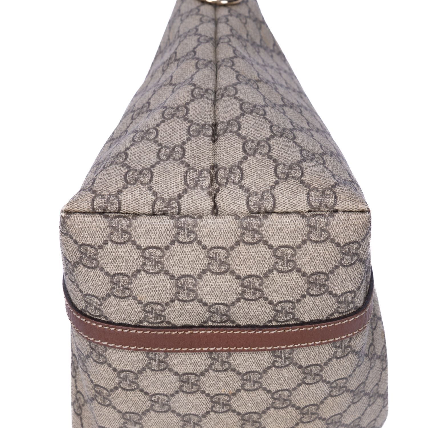 Joy Tote Joy Tote Beige/Brown Beige Monogrammed Canvas Champagne Gold — view 8