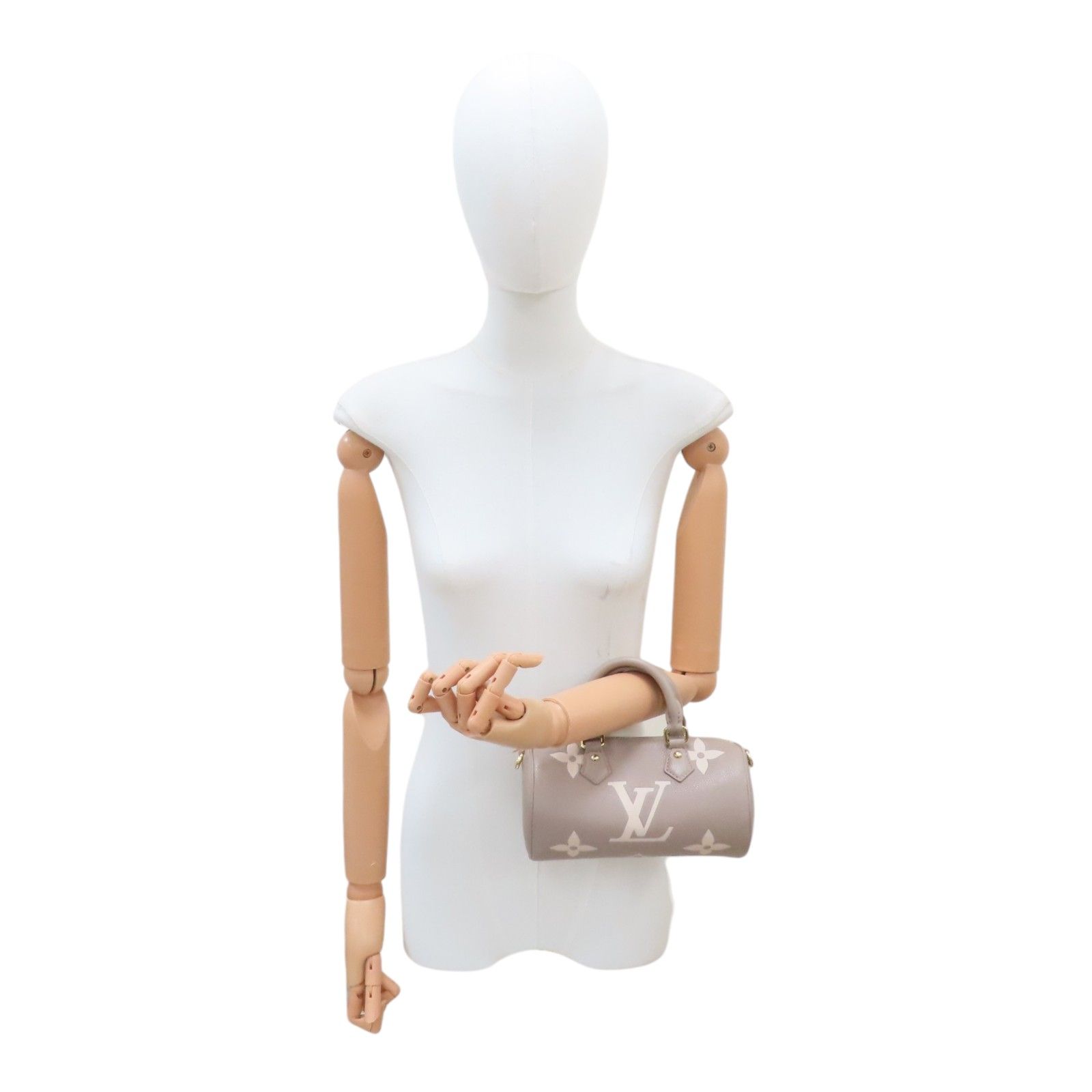 Papillon Bb Shoulder Handbag Empreinte Grey M 46031 — view 11