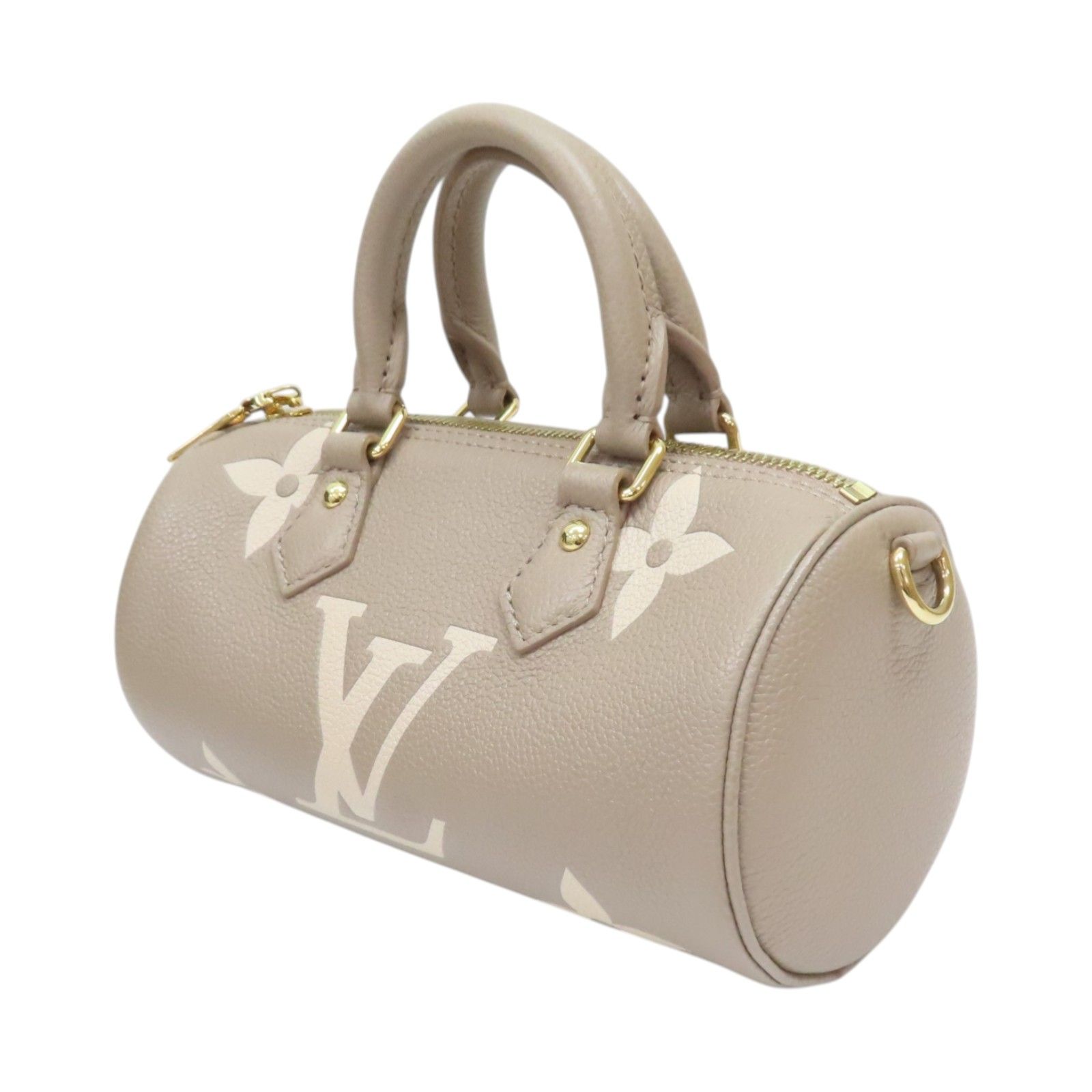 Papillon Bb Shoulder Handbag Empreinte Grey M 46031 — view 3