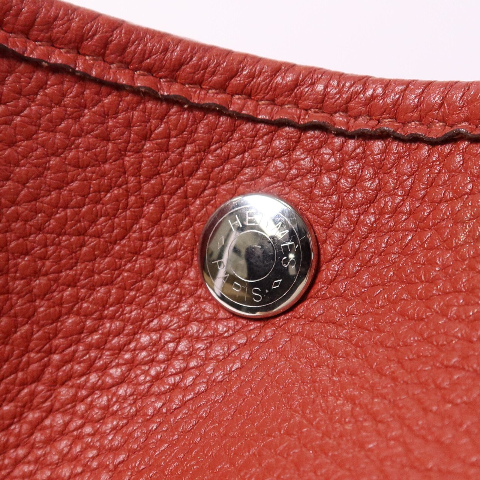 Negonda Leather Garden Party Pm Ginpaku Handmade Bag Potiron Tote Bag Potiron Orange Orange Negonda Leath — view 7