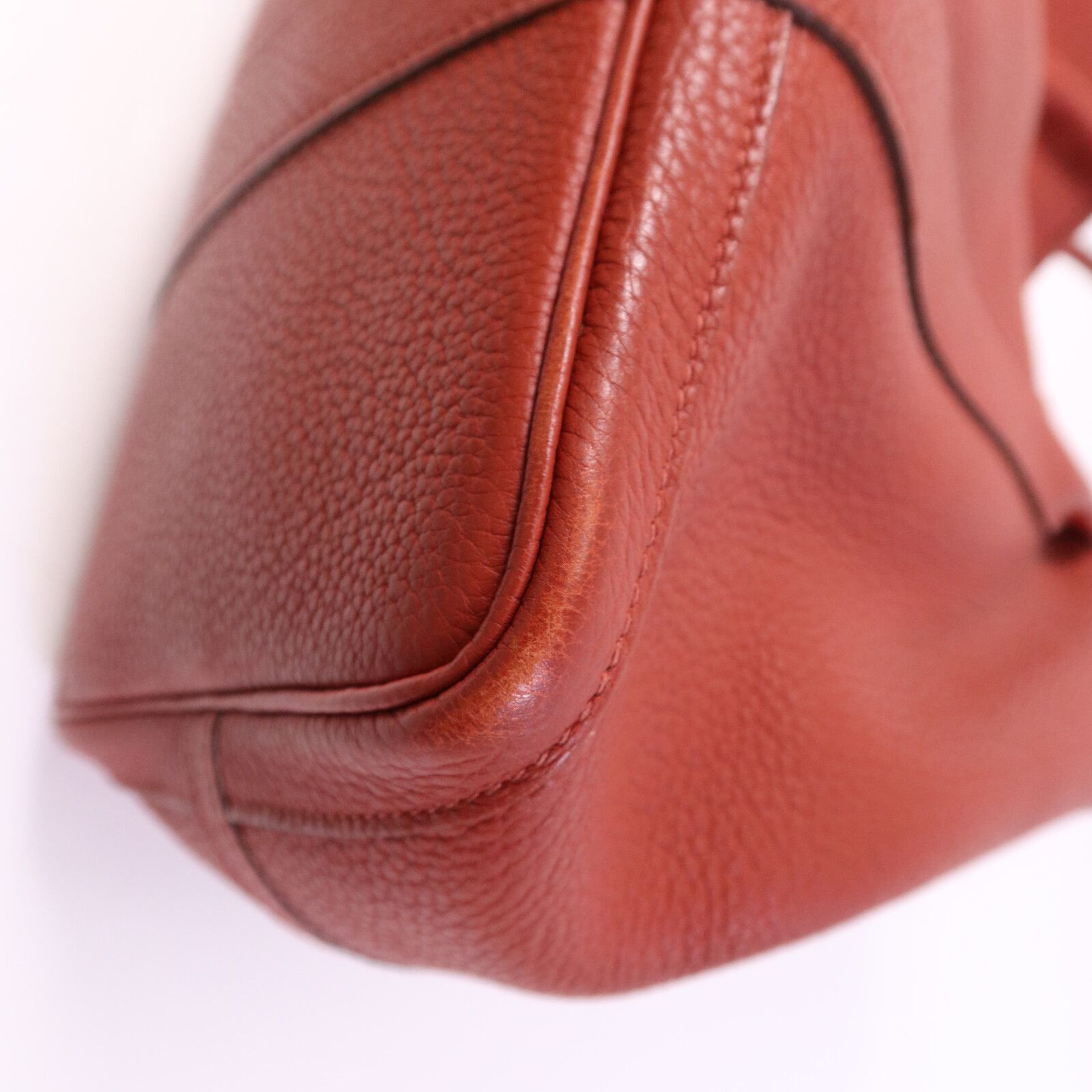 Negonda Leather Garden Party Pm Ginpaku Handmade Bag Potiron Tote Bag Potiron Orange Orange Negonda Leath — view 10