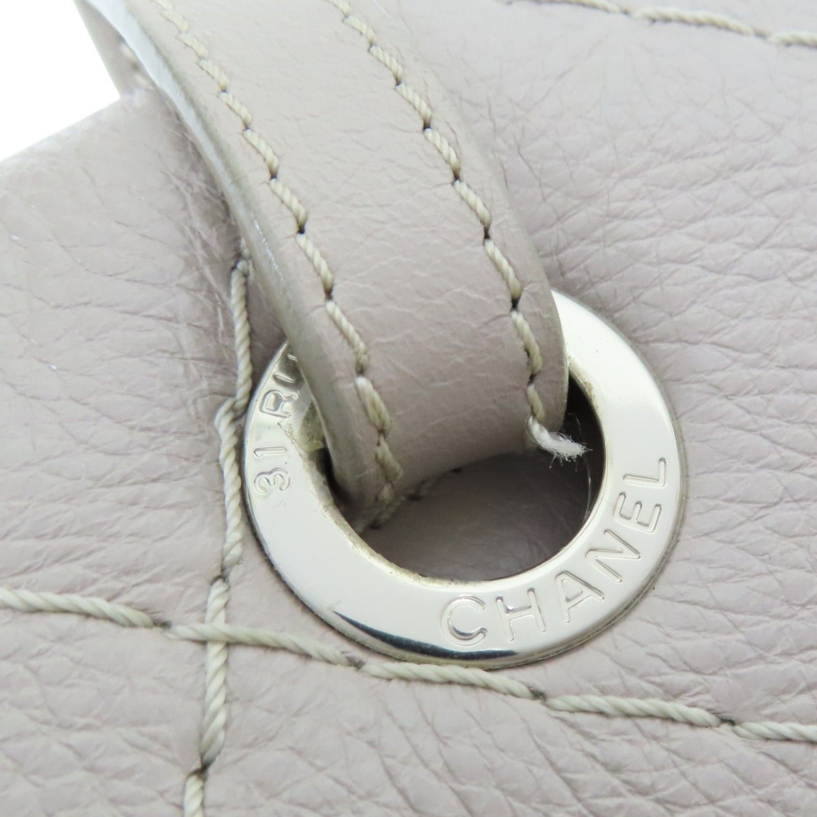 Quilted Glazed Calfskin On The Road Tote Bag — view 11