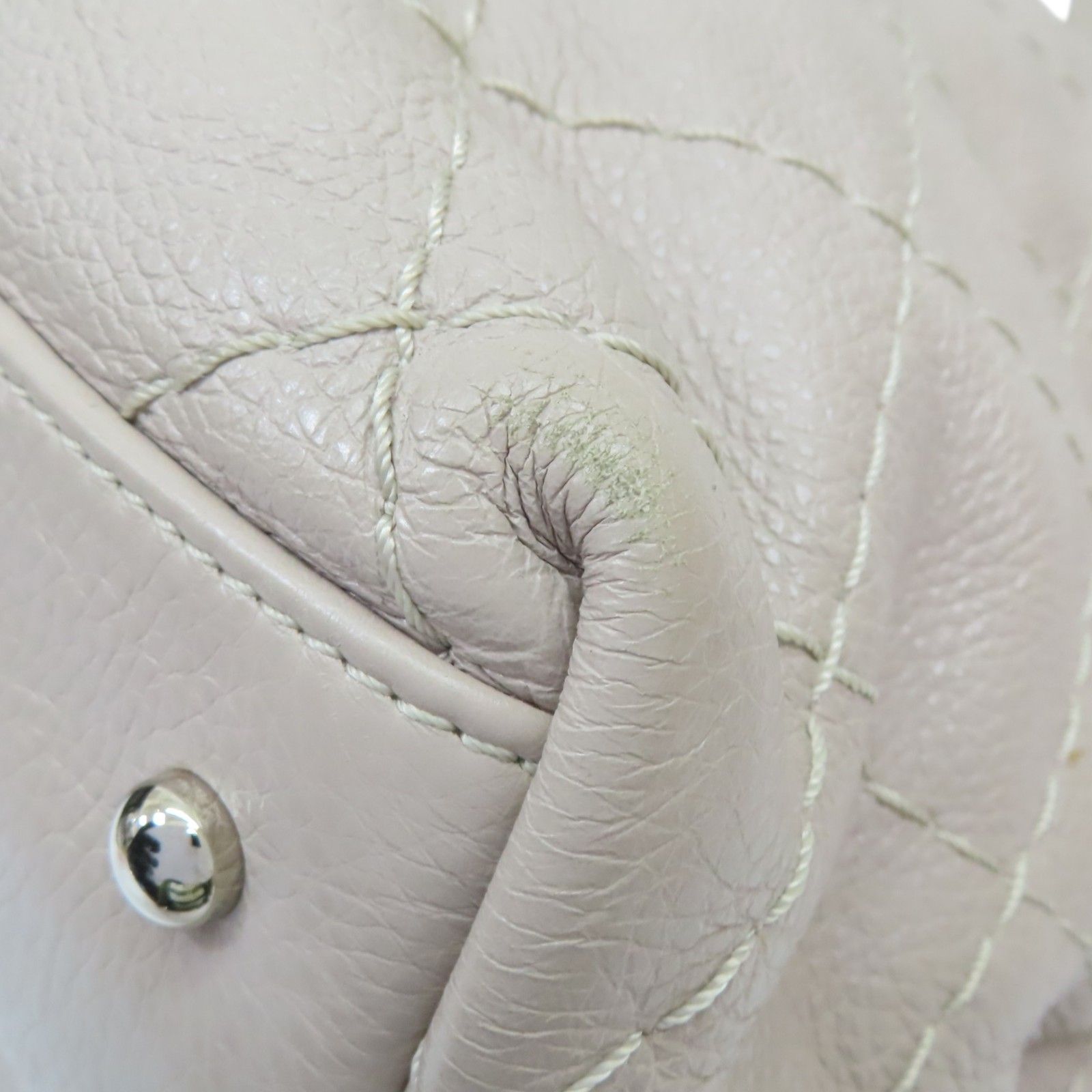 Quilted Glazed Calfskin On The Road Tote Bag — view 16