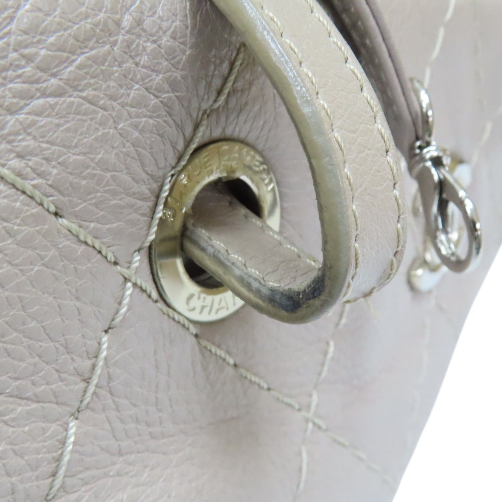 Quilted Glazed Calfskin On The Road Tote Bag — view 19