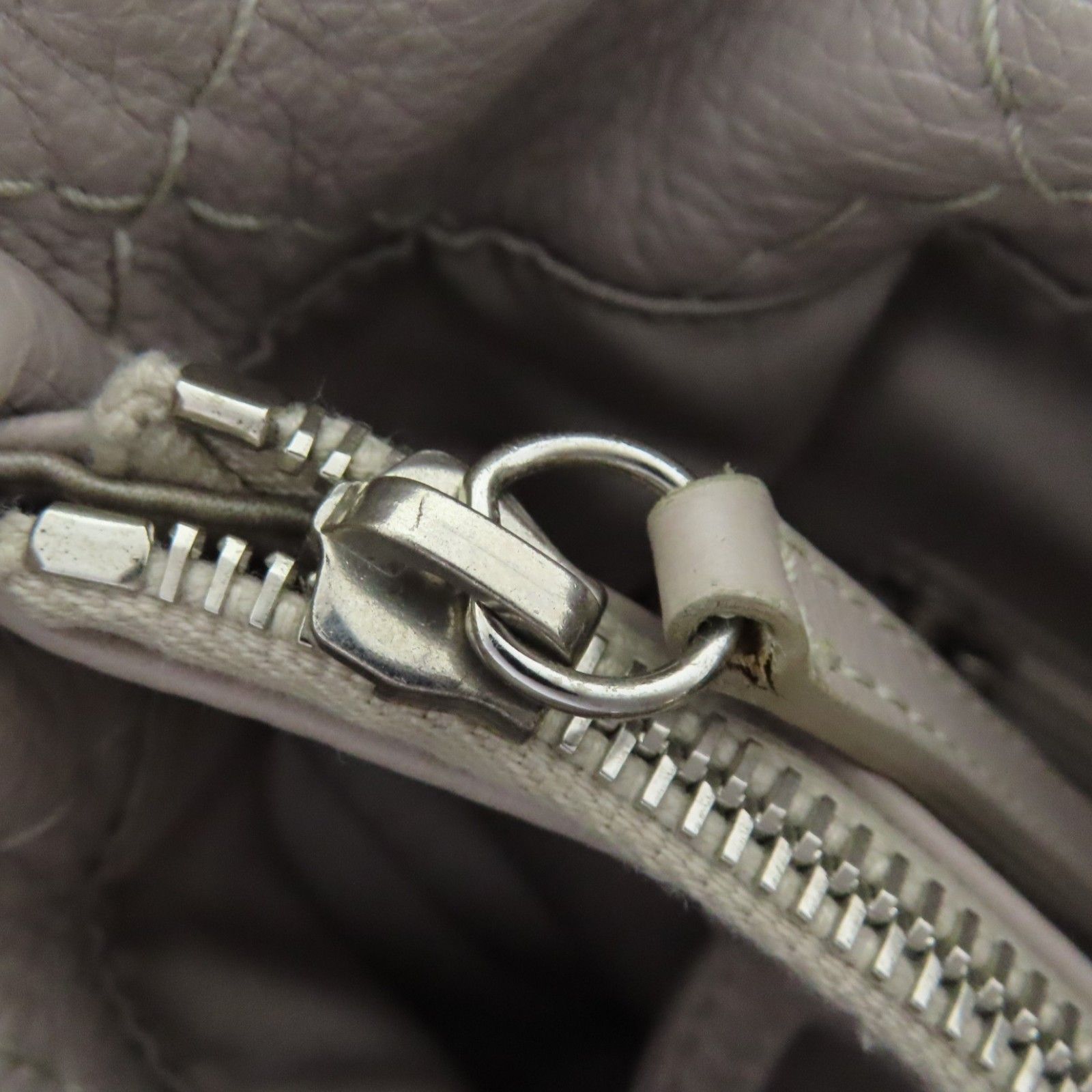 Quilted Glazed Calfskin On The Road Tote Bag — view 10