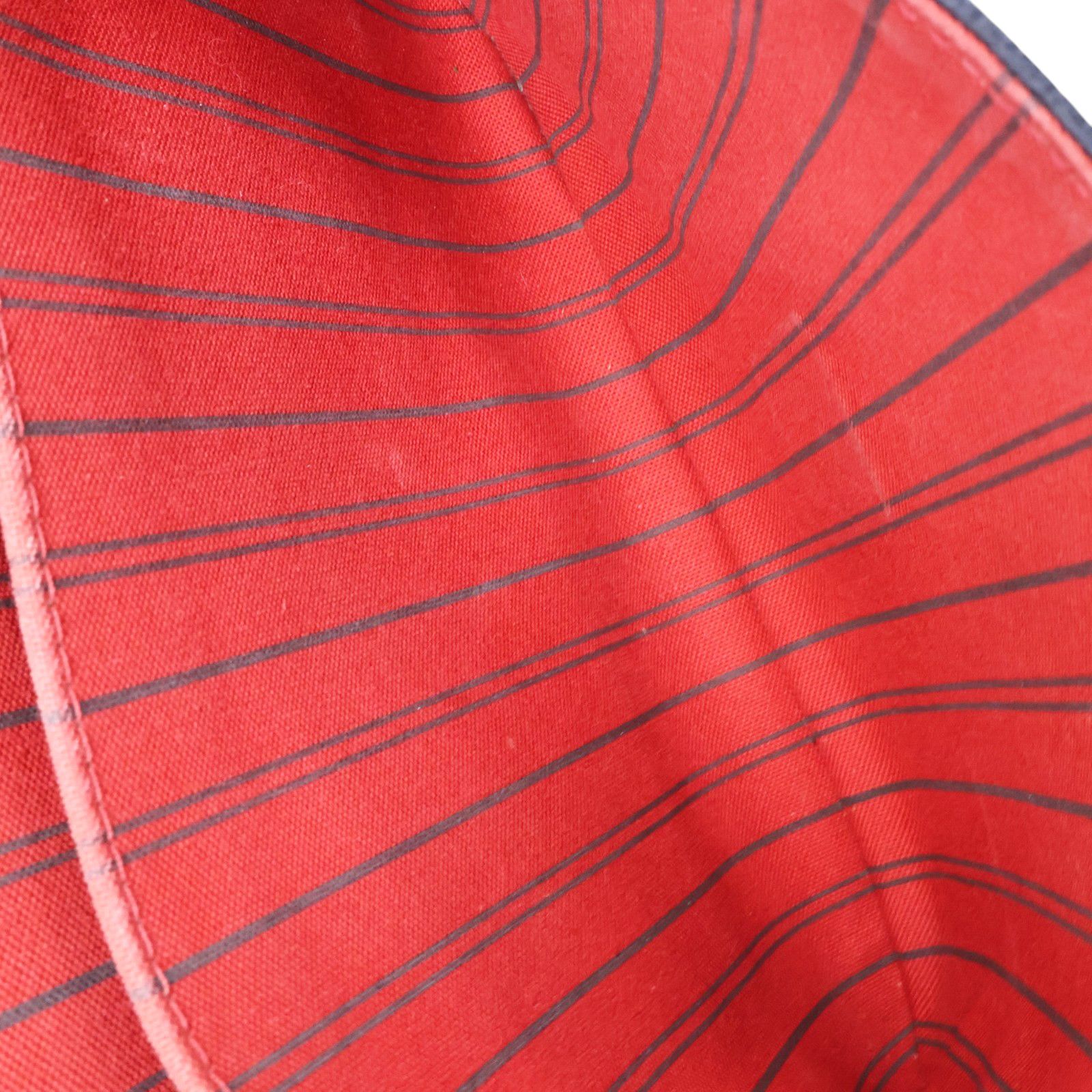 Pochette Metis Empreinte Leather Marine Rouge M 44071 — view 7