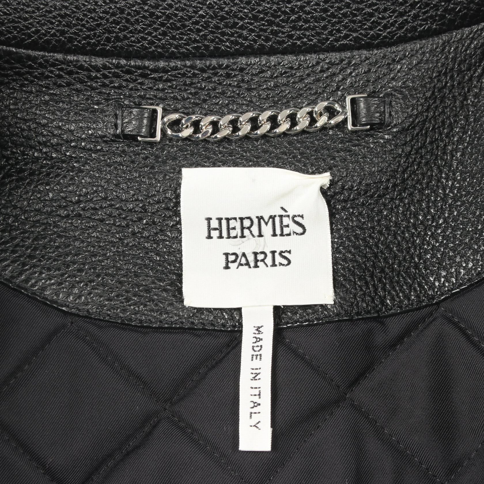 Black Deerskin Riders Jacket — view 3
