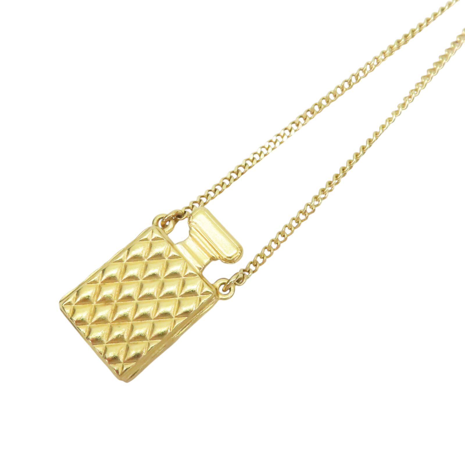 Crystal Pearl Perfume Bottle CC Necklace A20 — view 3