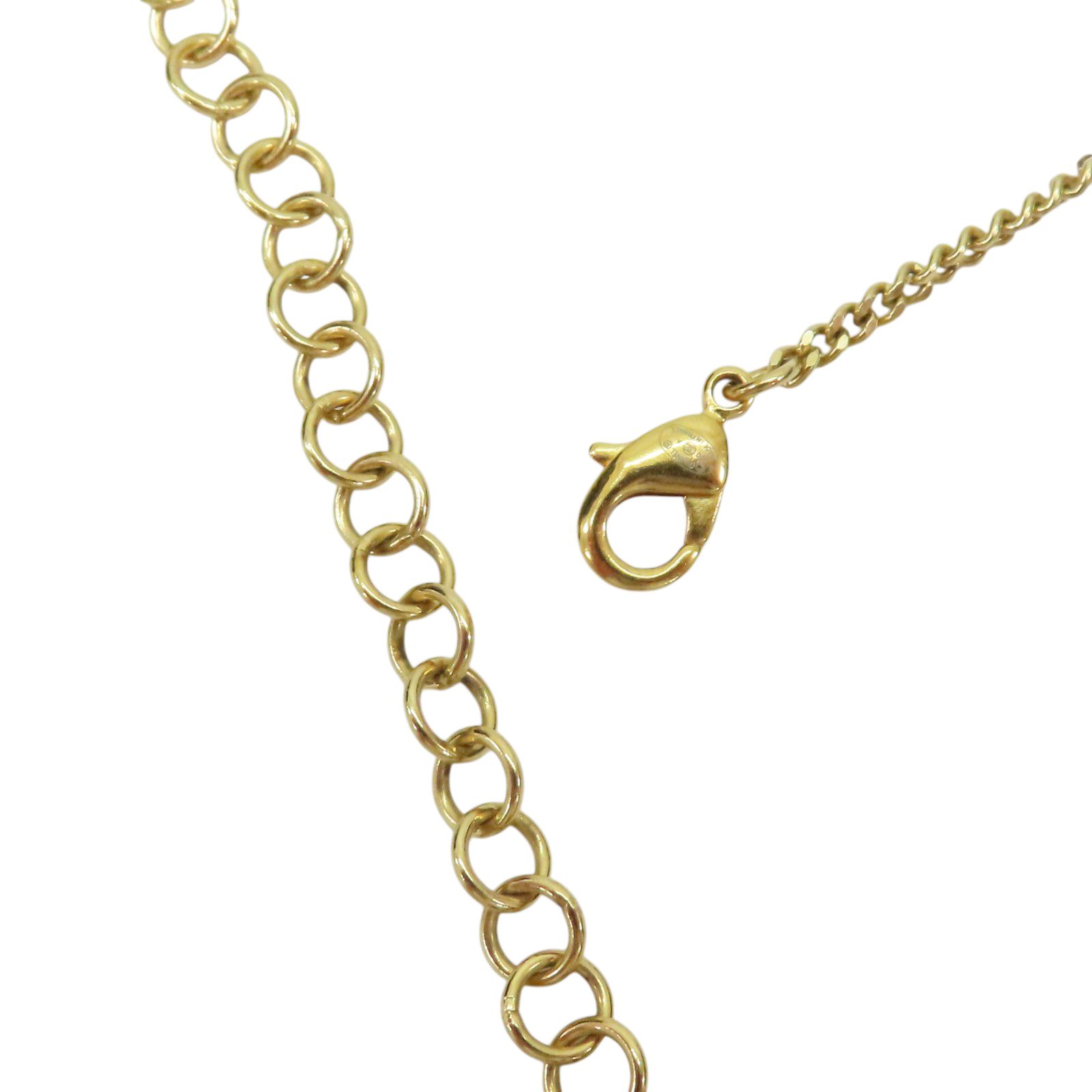 Crystal Pearl Perfume Bottle CC Necklace A20 — view 4