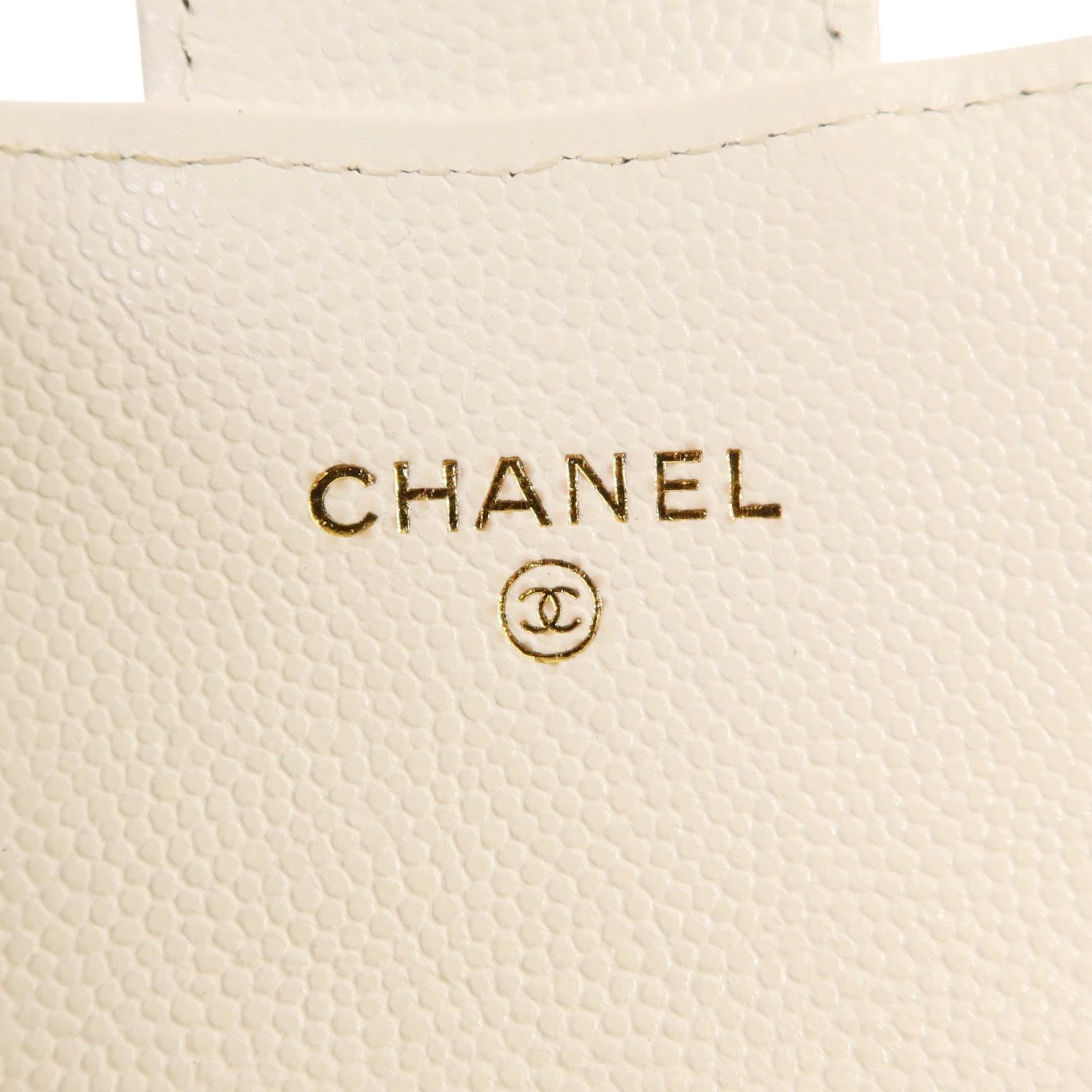 White Caviar Leather Micro Belt Bag — view 6