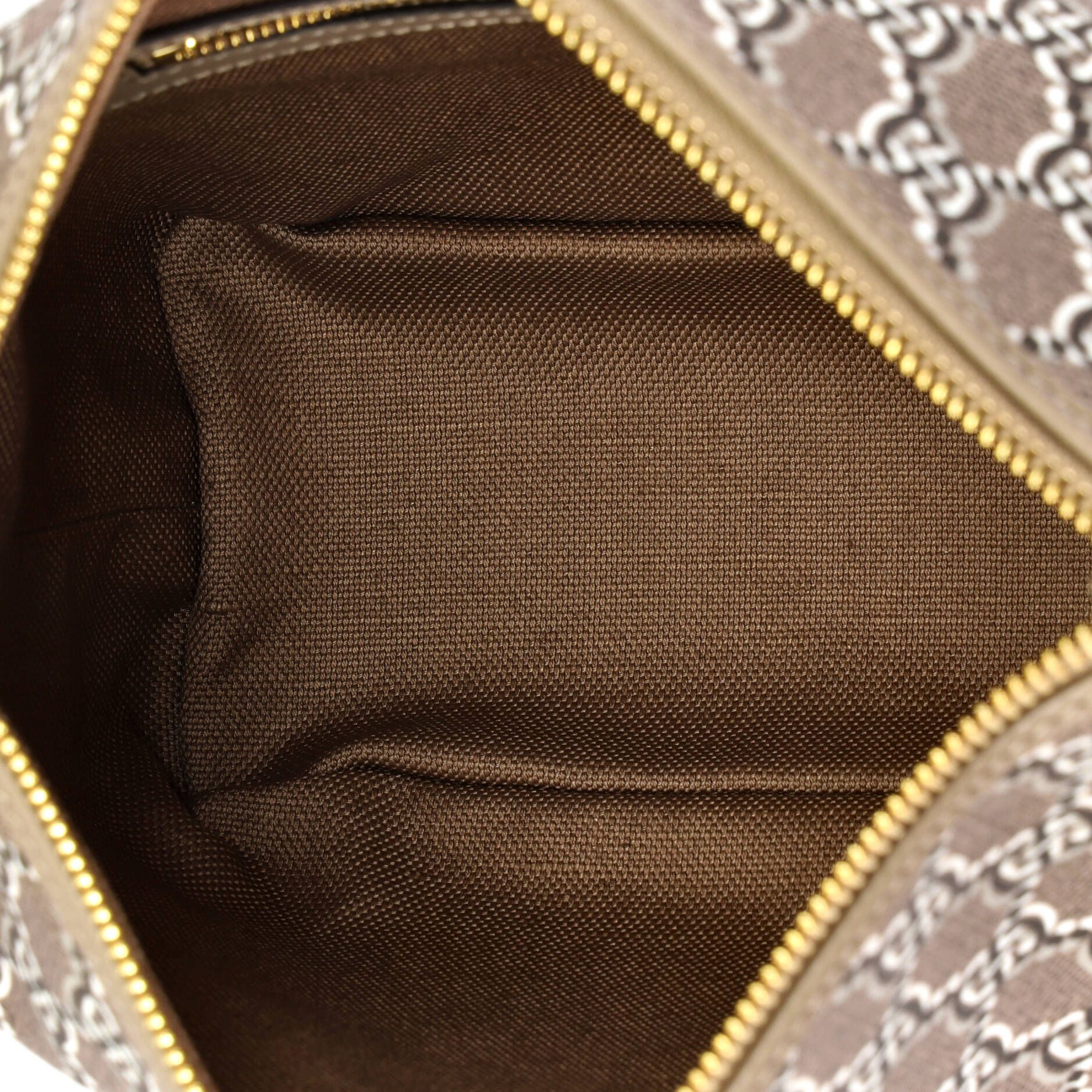 Ophidia Zip Shoulder Bag Gg Shadow Coated Canvas Super Mini — view 5