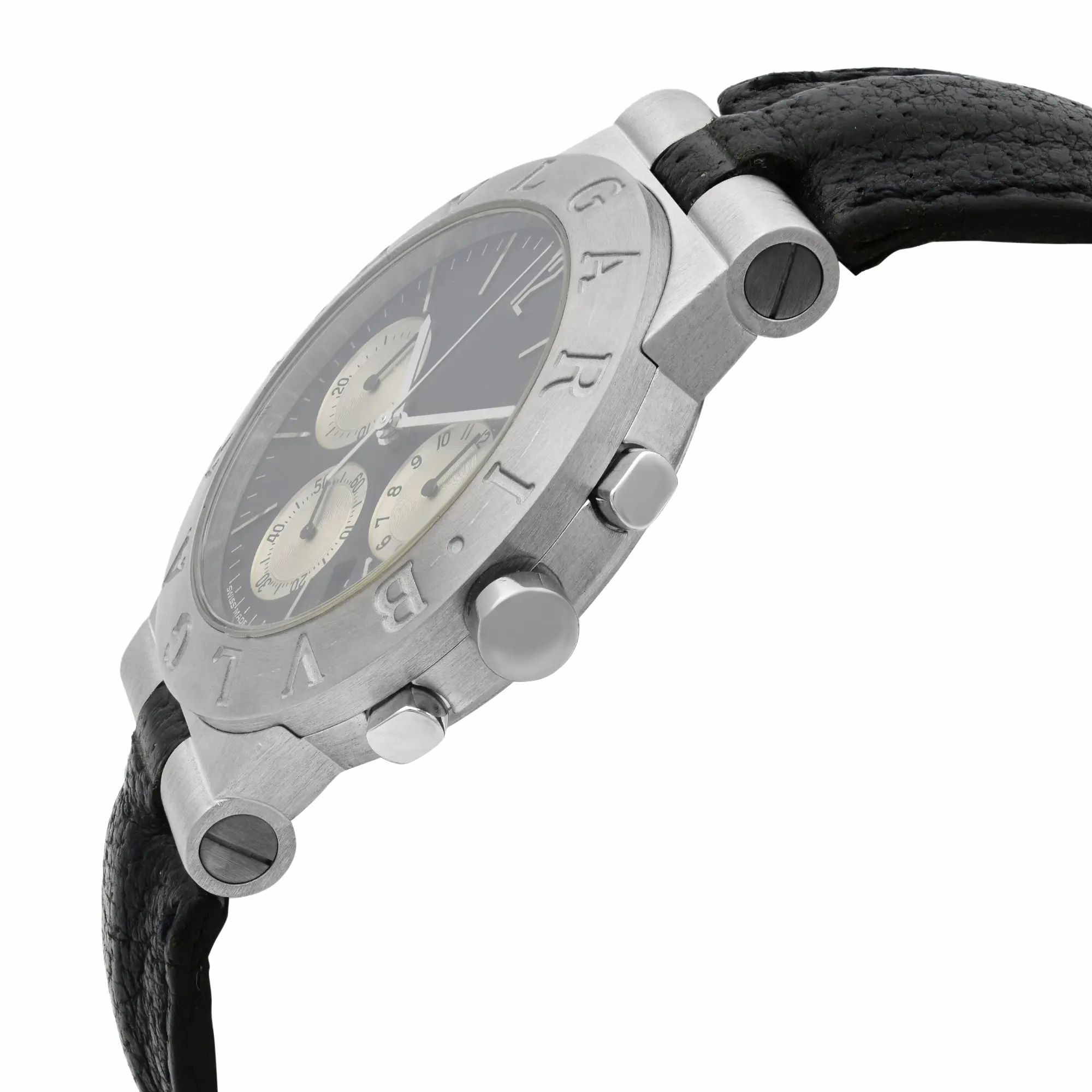 Diagono 18k White Gold Black Dial Quartz Unisex Watch CHW35G — view 3
