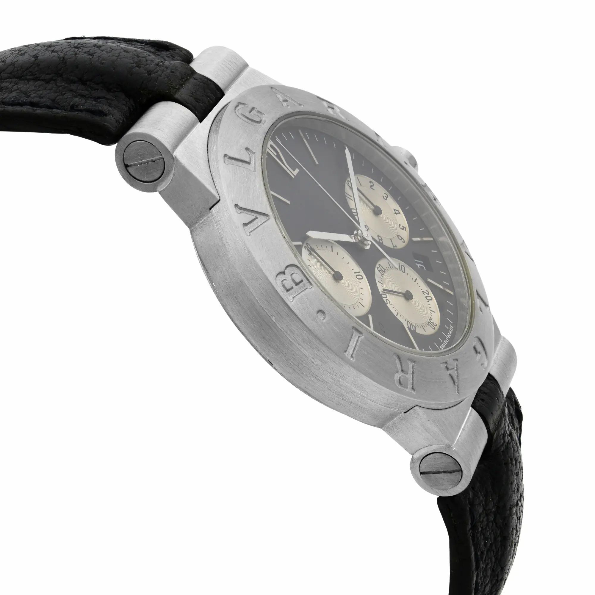 Diagono 18k White Gold Black Dial Quartz Unisex Watch CHW35G — view 4