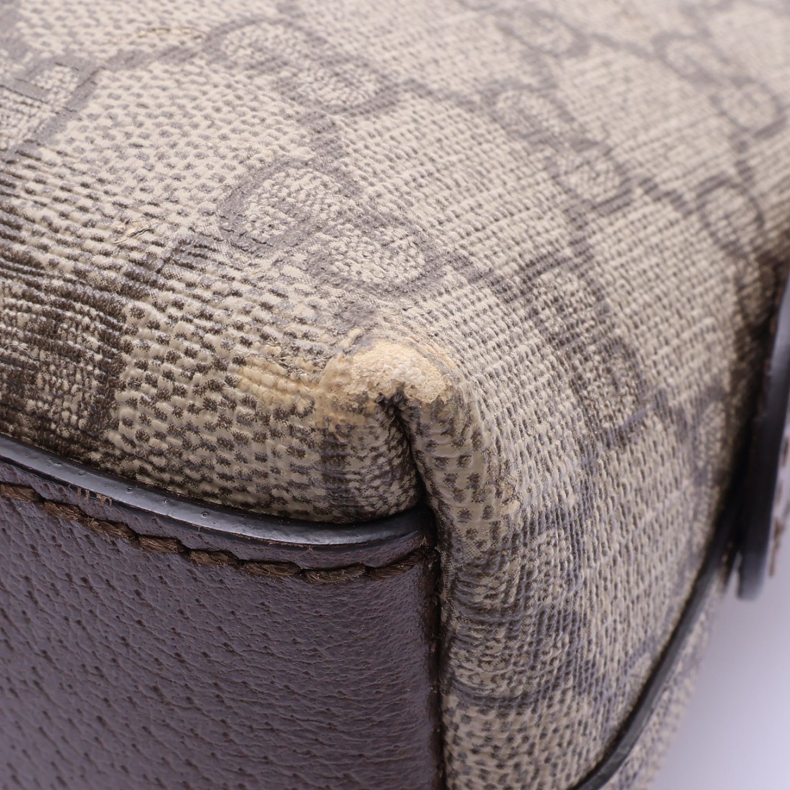 Ophidia Small Shoulder Bag Beige 499621, Brown — view 13
