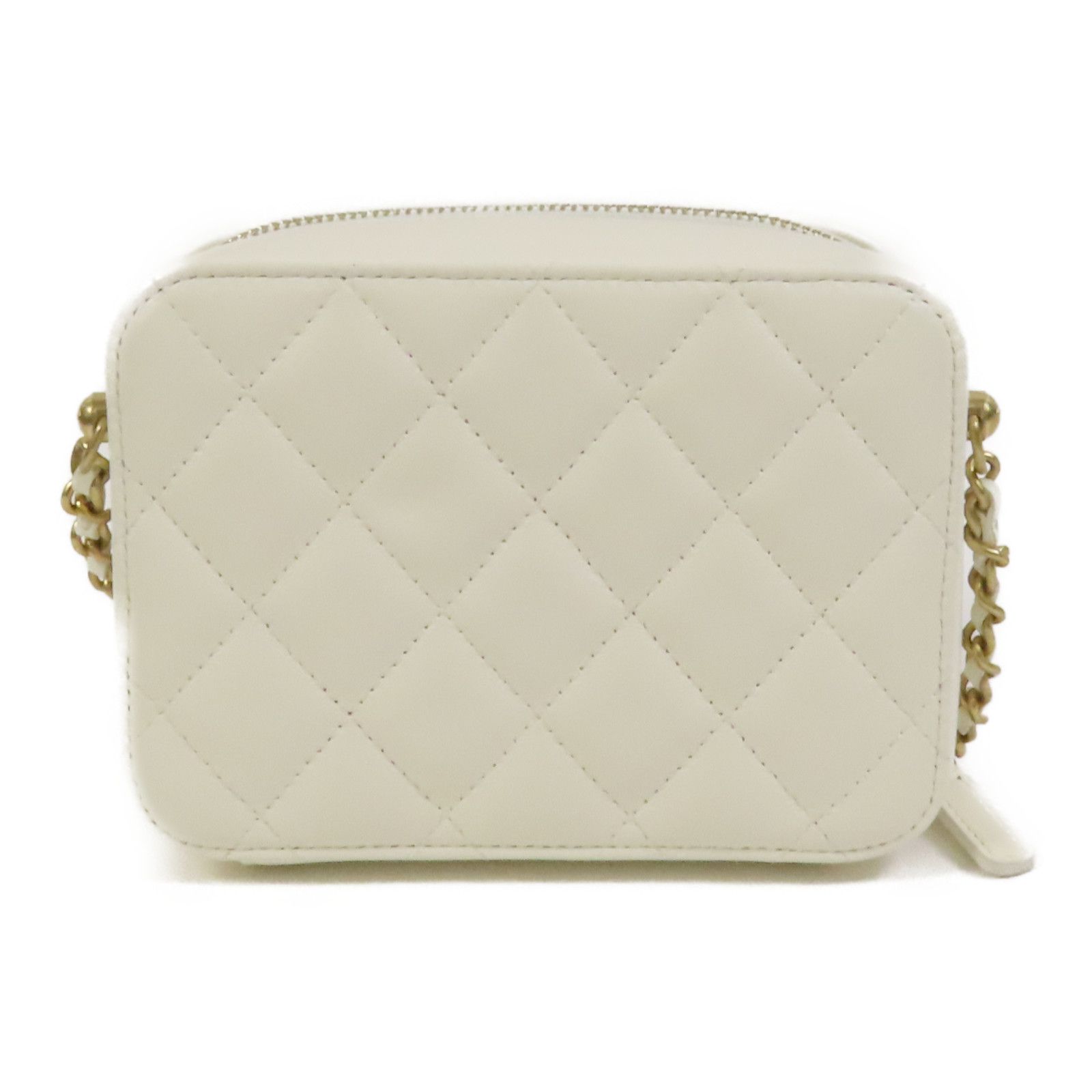 Pearl Crush Camera Bag, White — view 2