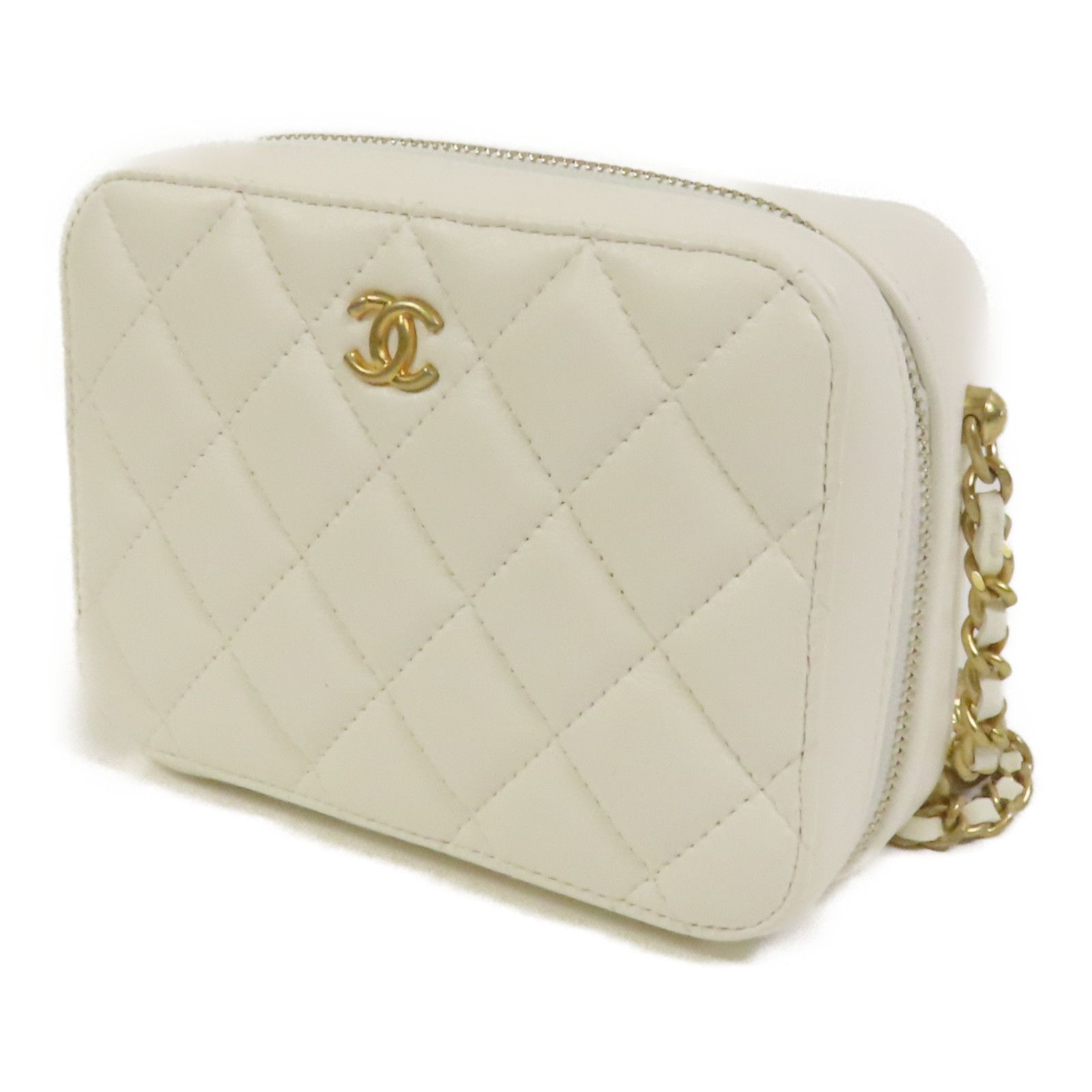 Pearl Crush Camera Bag, White — view 3