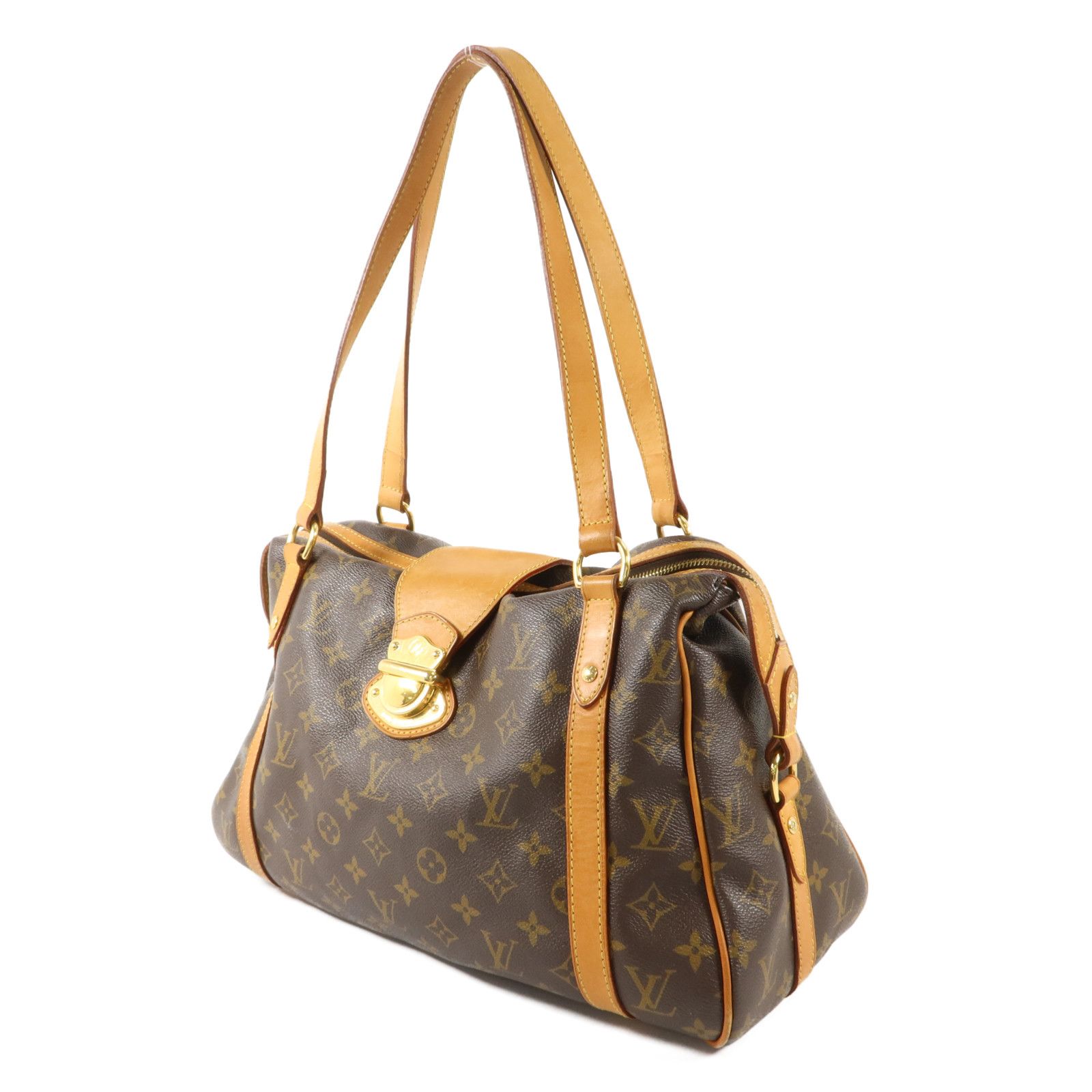 Monogram Stresa P Mshoulder Back Bag Palm Color Brown Monogram Shoulder Bag M 51186 — view 3