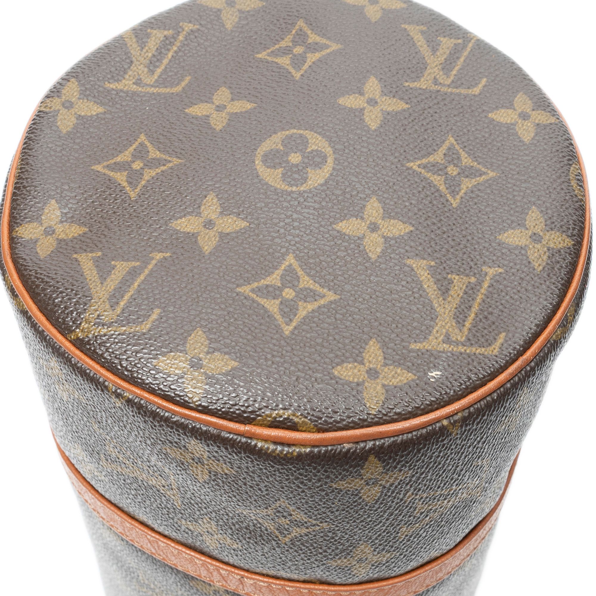 Papillon 30 Brown Monogram Canvas Golden Brass — view 7