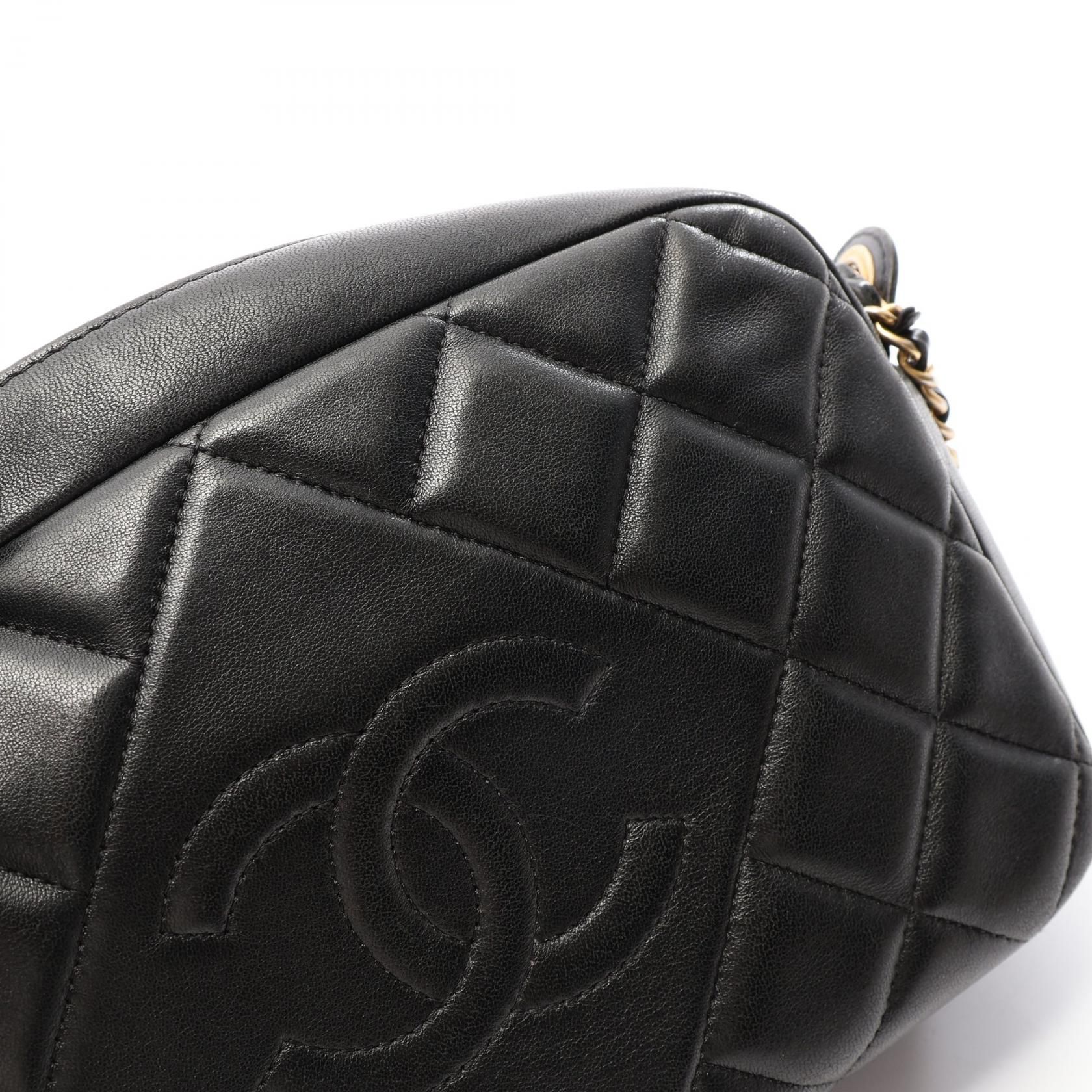 Lambskin Quilted Small Diamond CC Camera Case — view 11