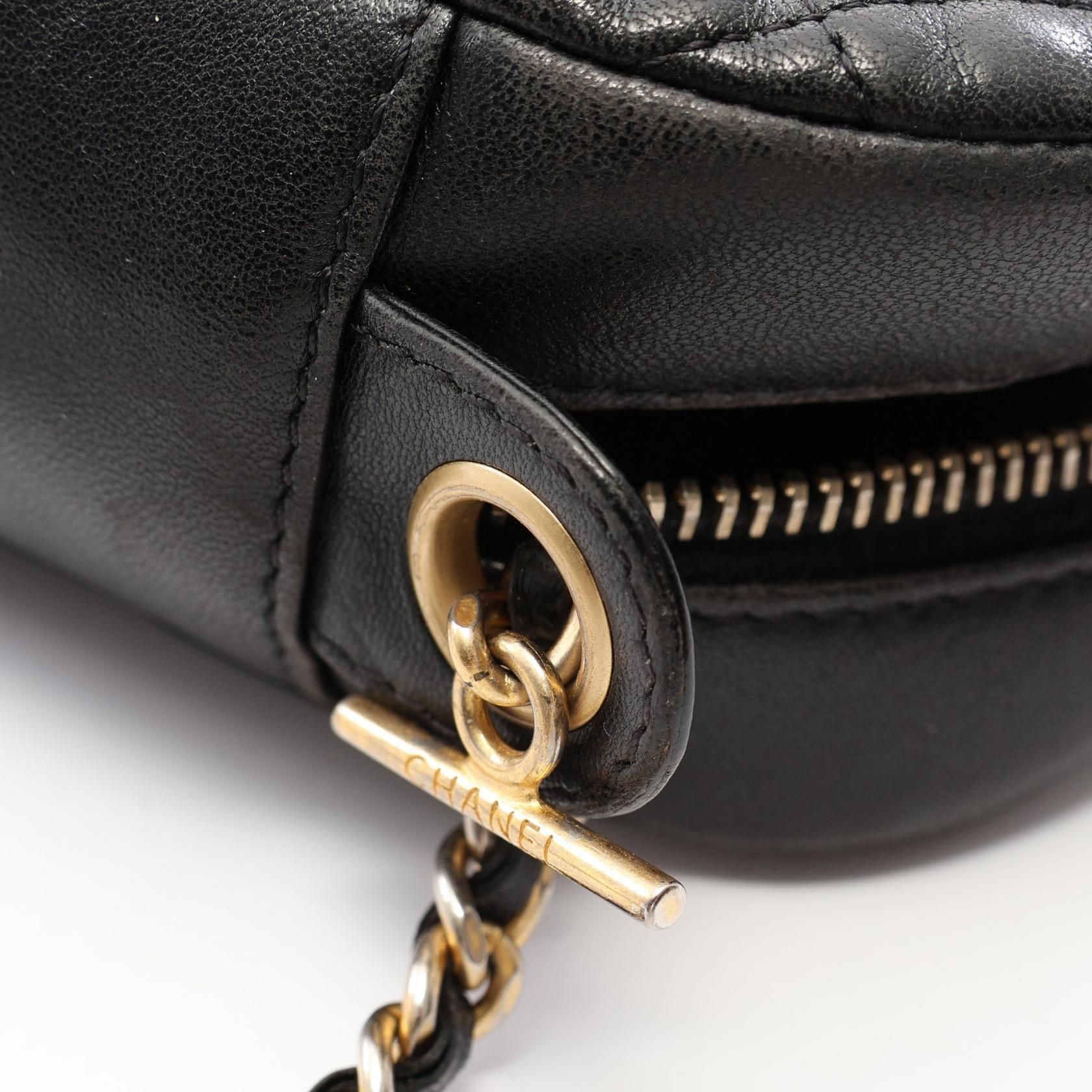 Lambskin Quilted Small Diamond CC Camera Case — view 13
