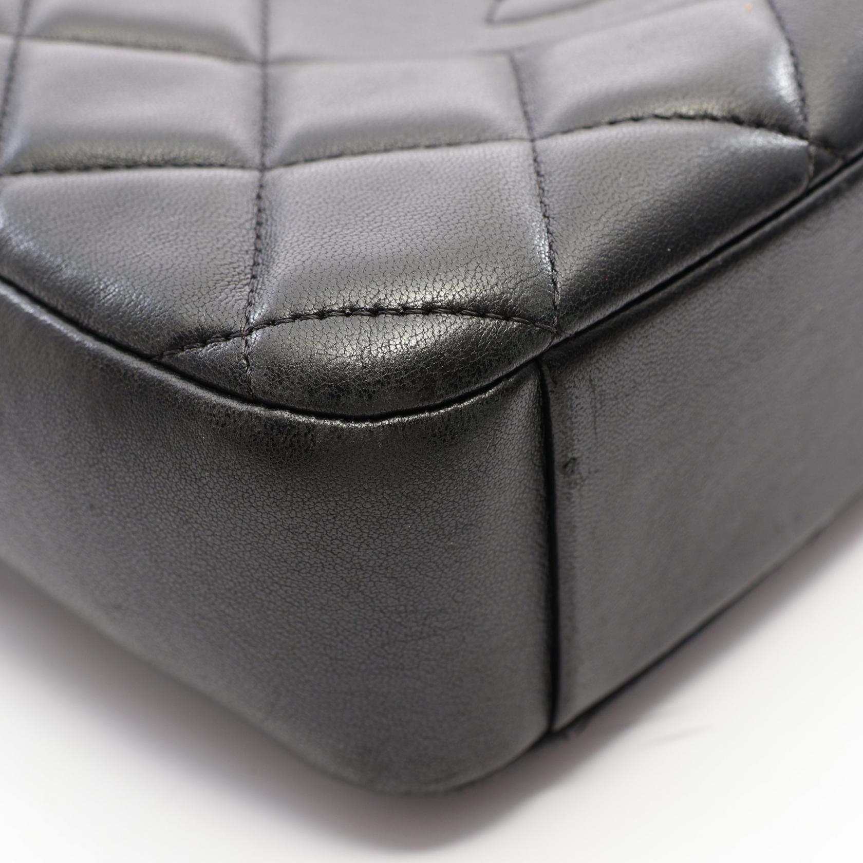Lambskin Quilted Small Diamond CC Camera Case — view 7