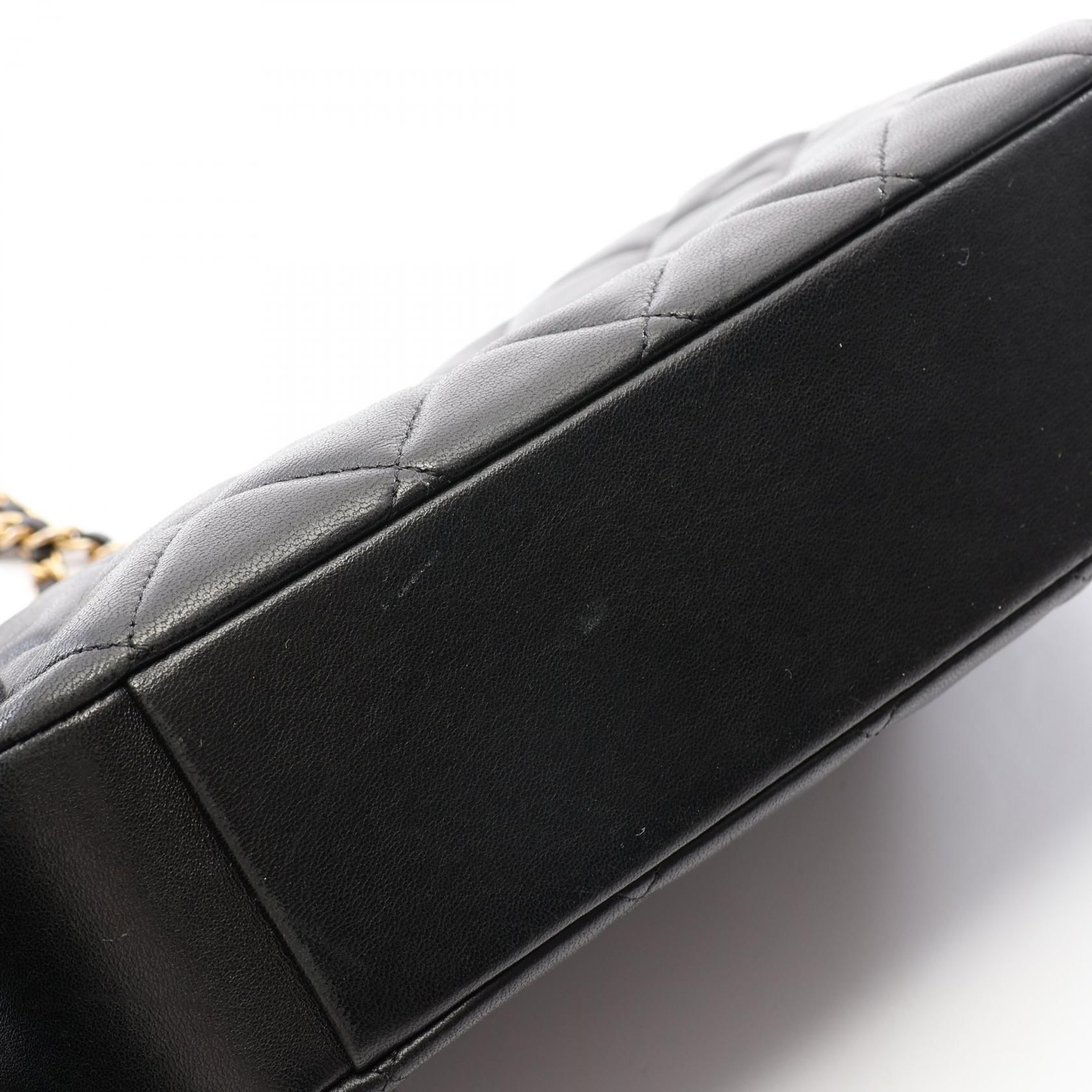 Lambskin Quilted Small Diamond CC Camera Case — view 8