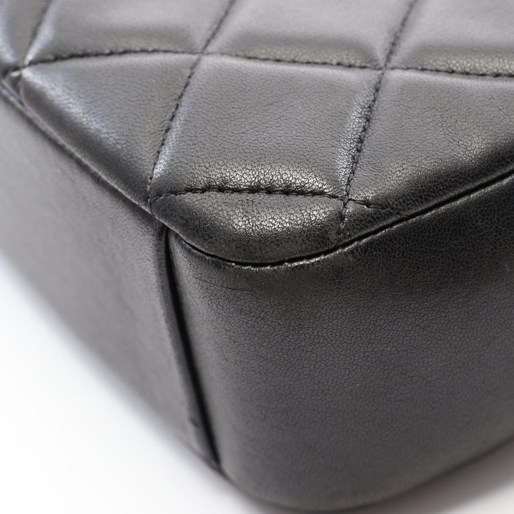 Lambskin Quilted Small Diamond CC Camera Case — view 9