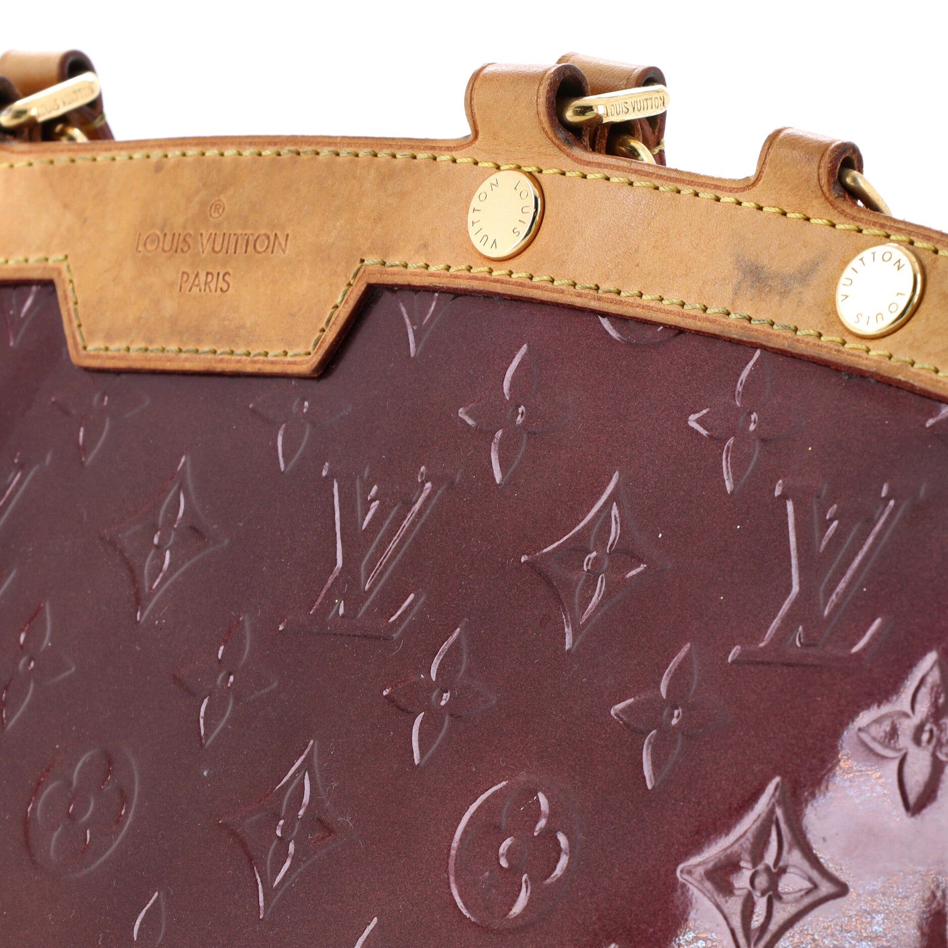 Brea Handbag Monogram Vernis Mm — view 7