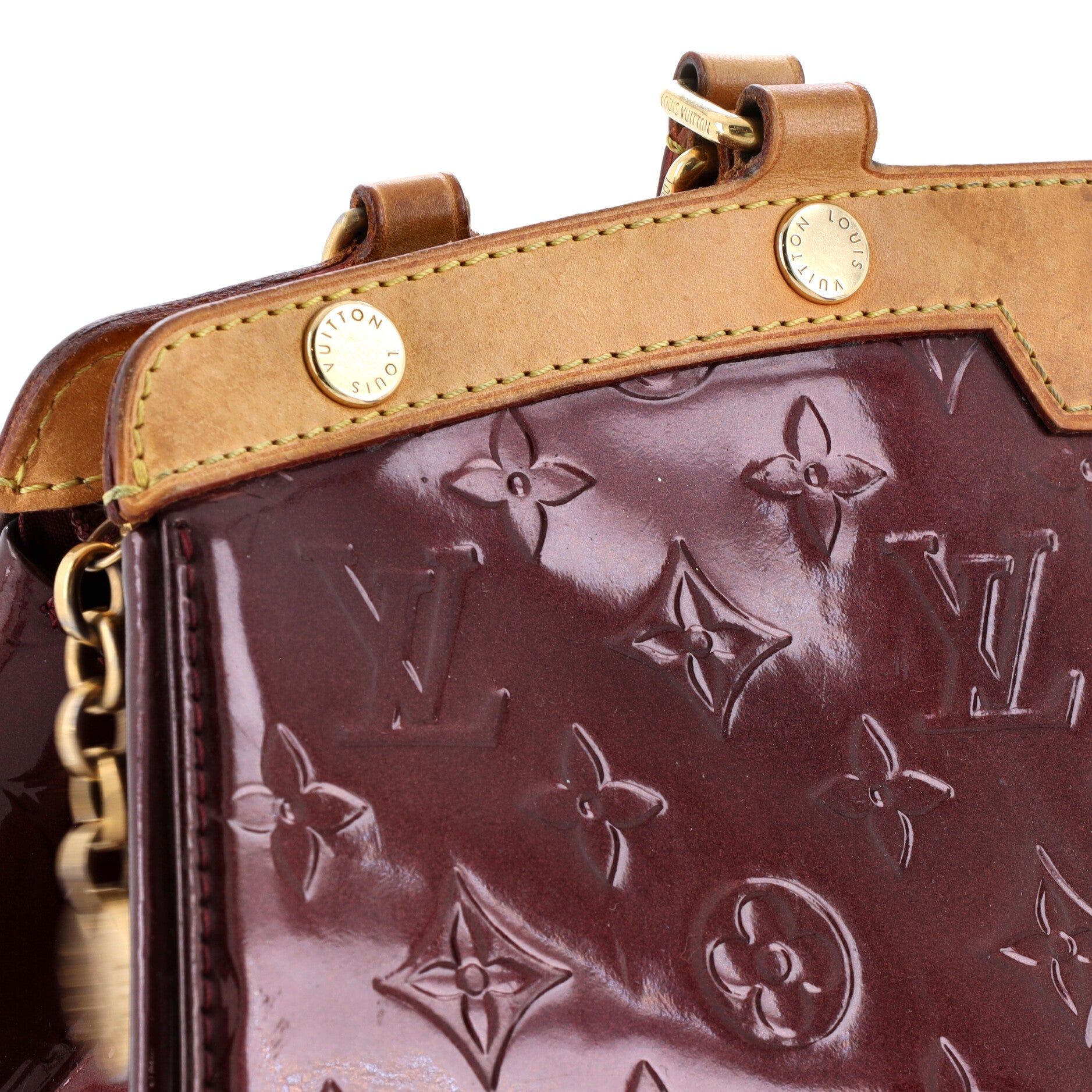 Brea Handbag Monogram Vernis Mm — view 8