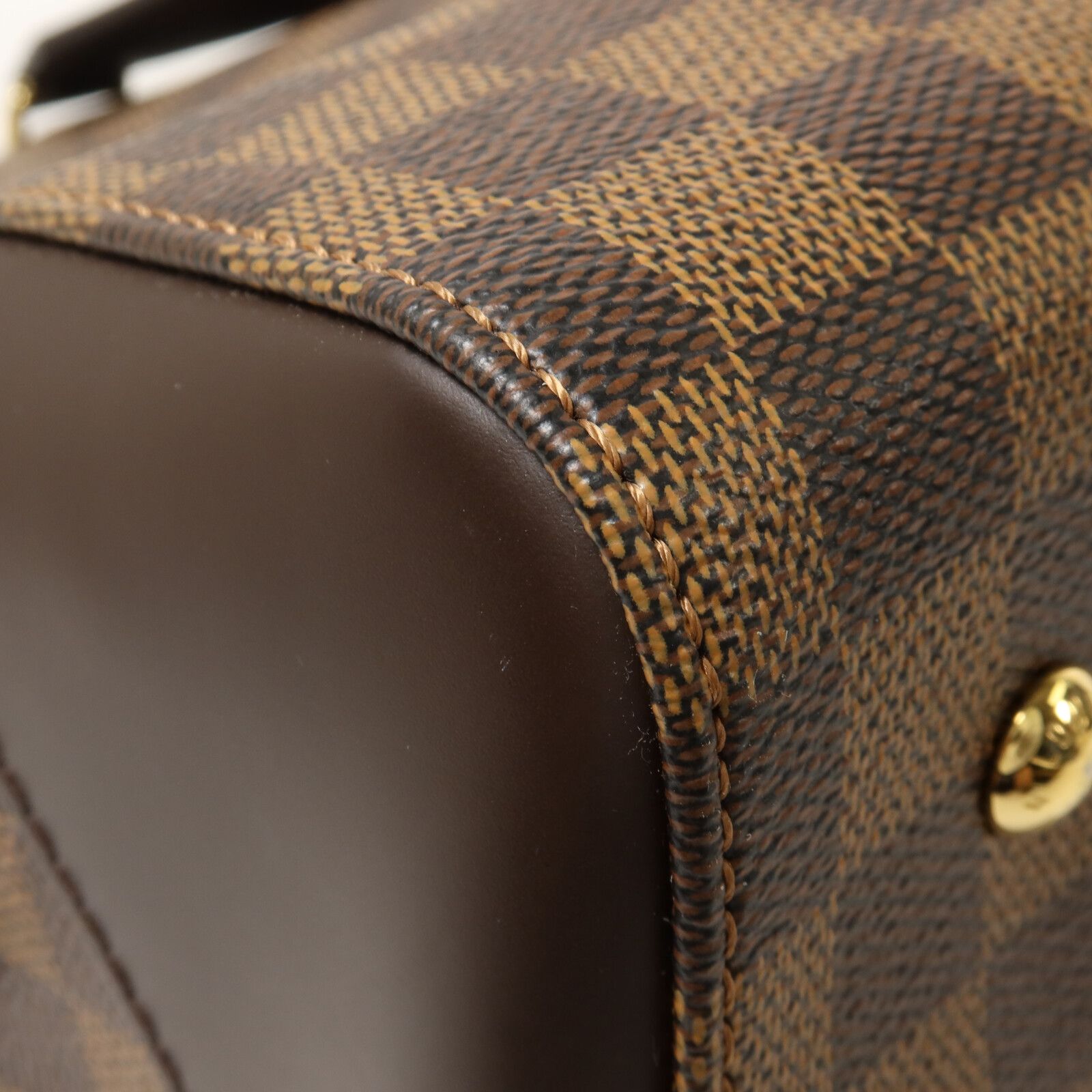 Damier Kensington Bowling Hand-turned Shoulder Bag Brown 2way Shoulder Bag N 41505 — view 11