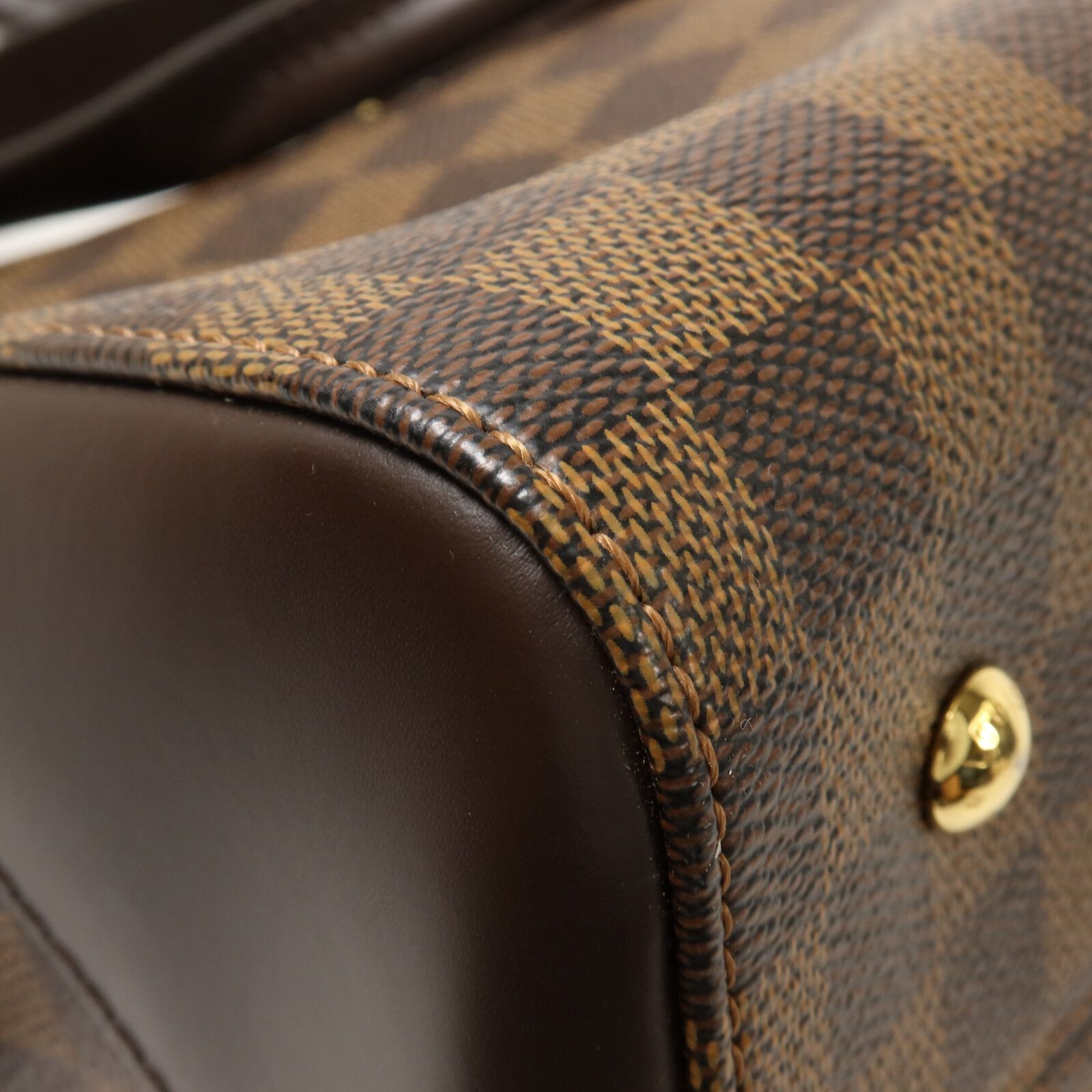 Damier Kensington Bowling Hand-turned Shoulder Bag Brown 2way Shoulder Bag N 41505 — view 13