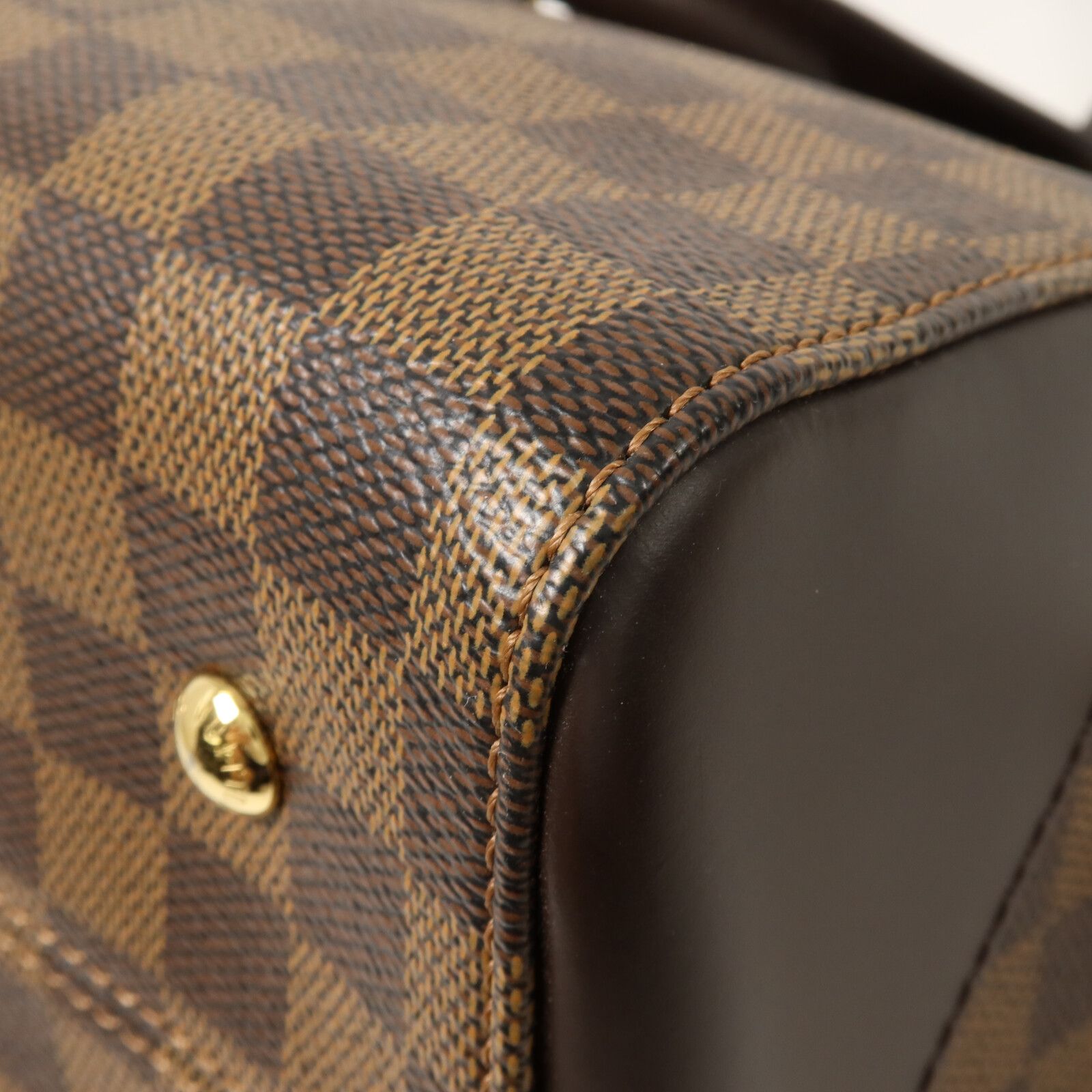 Damier Kensington Bowling Hand-turned Shoulder Bag Brown 2way Shoulder Bag N 41505 — view 14