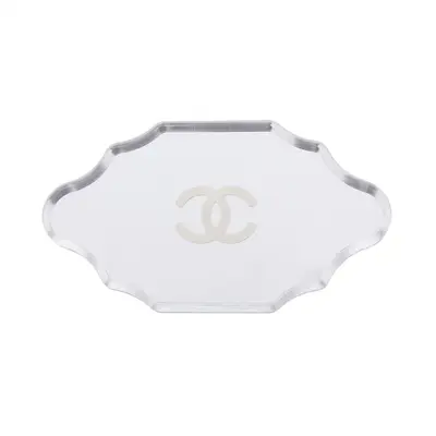 Coco Mark Mirror Brooch