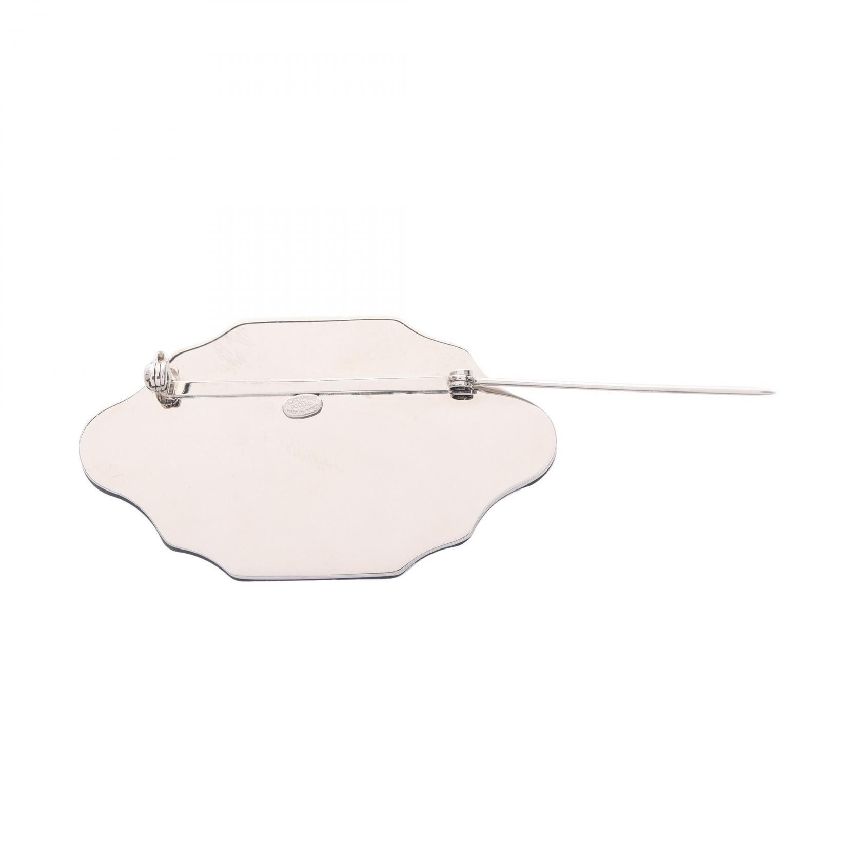 Coco Mark Mirror Brooch — view 2