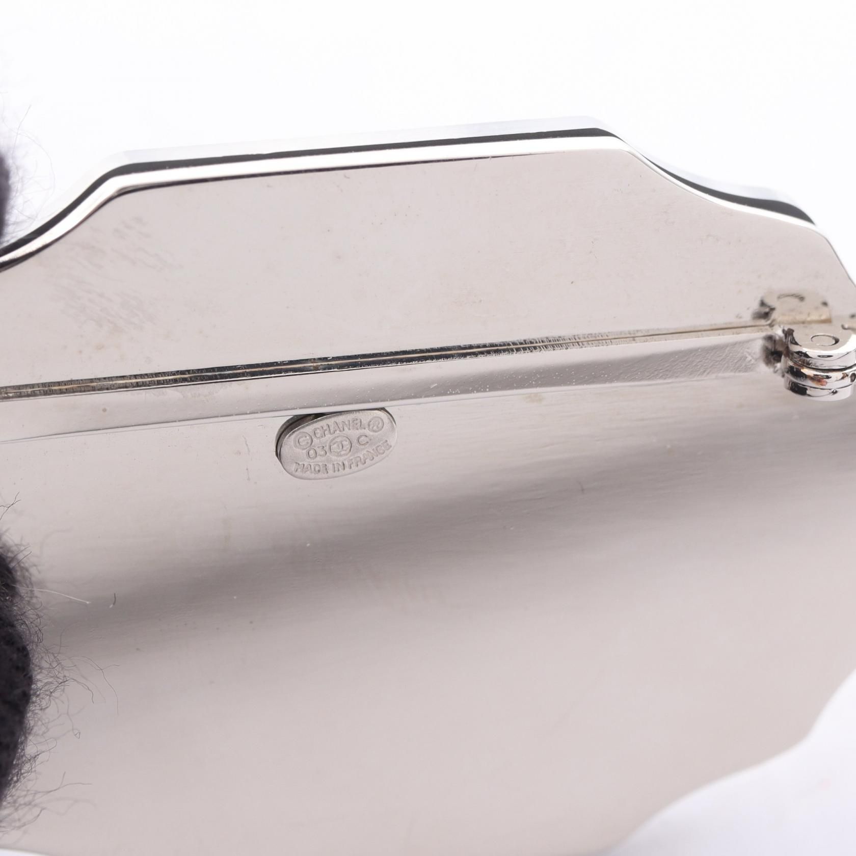Coco Mark Mirror Brooch — view 4