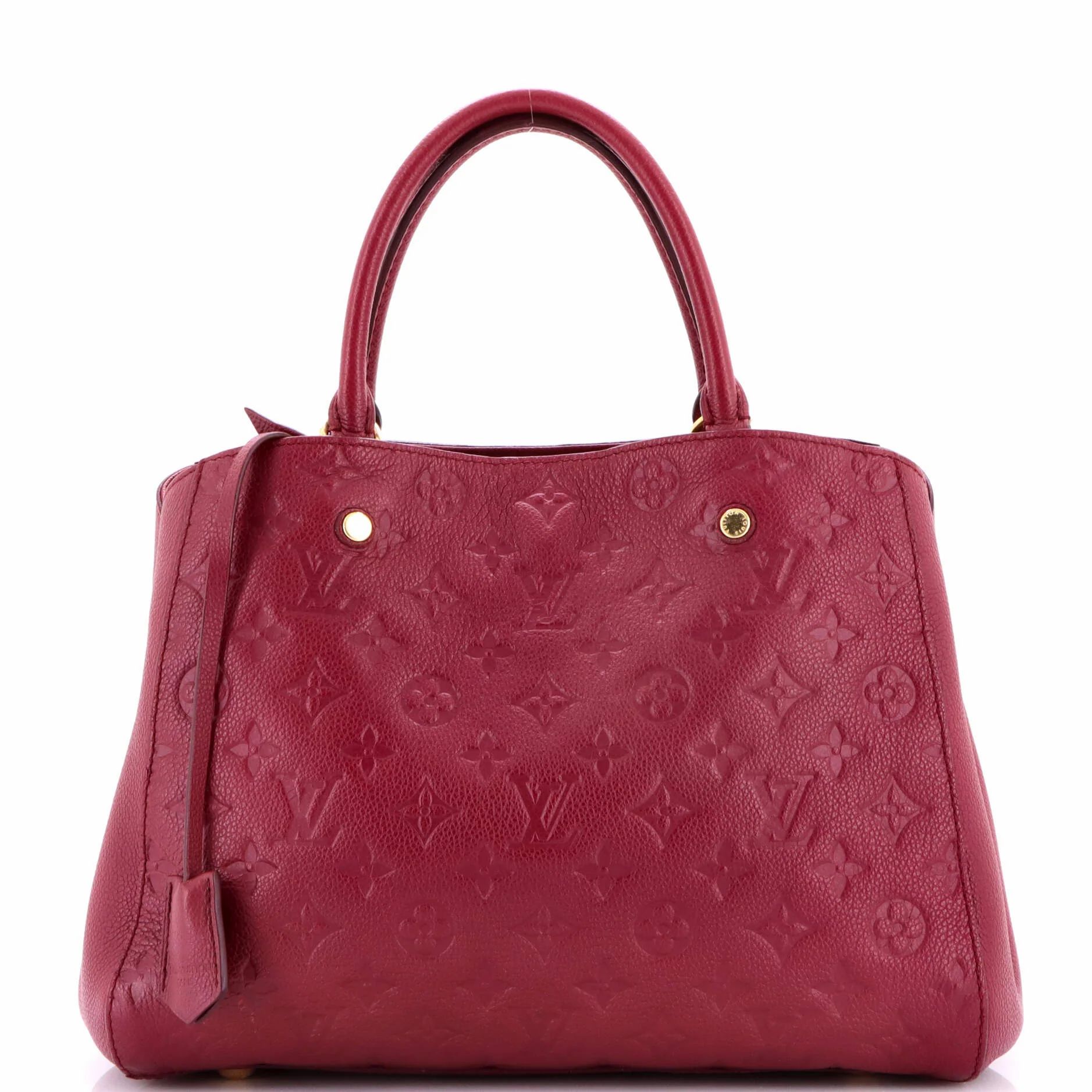 Montaigne Handbag Monogram Empreinte Leather Mm