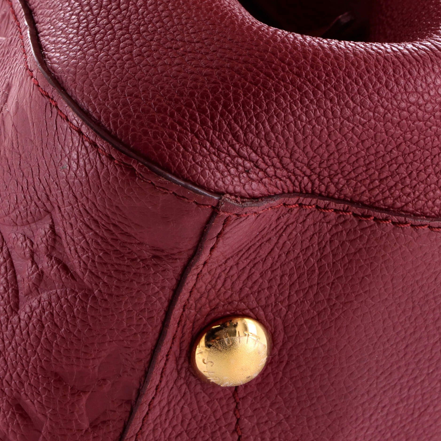 Montaigne Handbag Monogram Empreinte Leather Mm — view 7