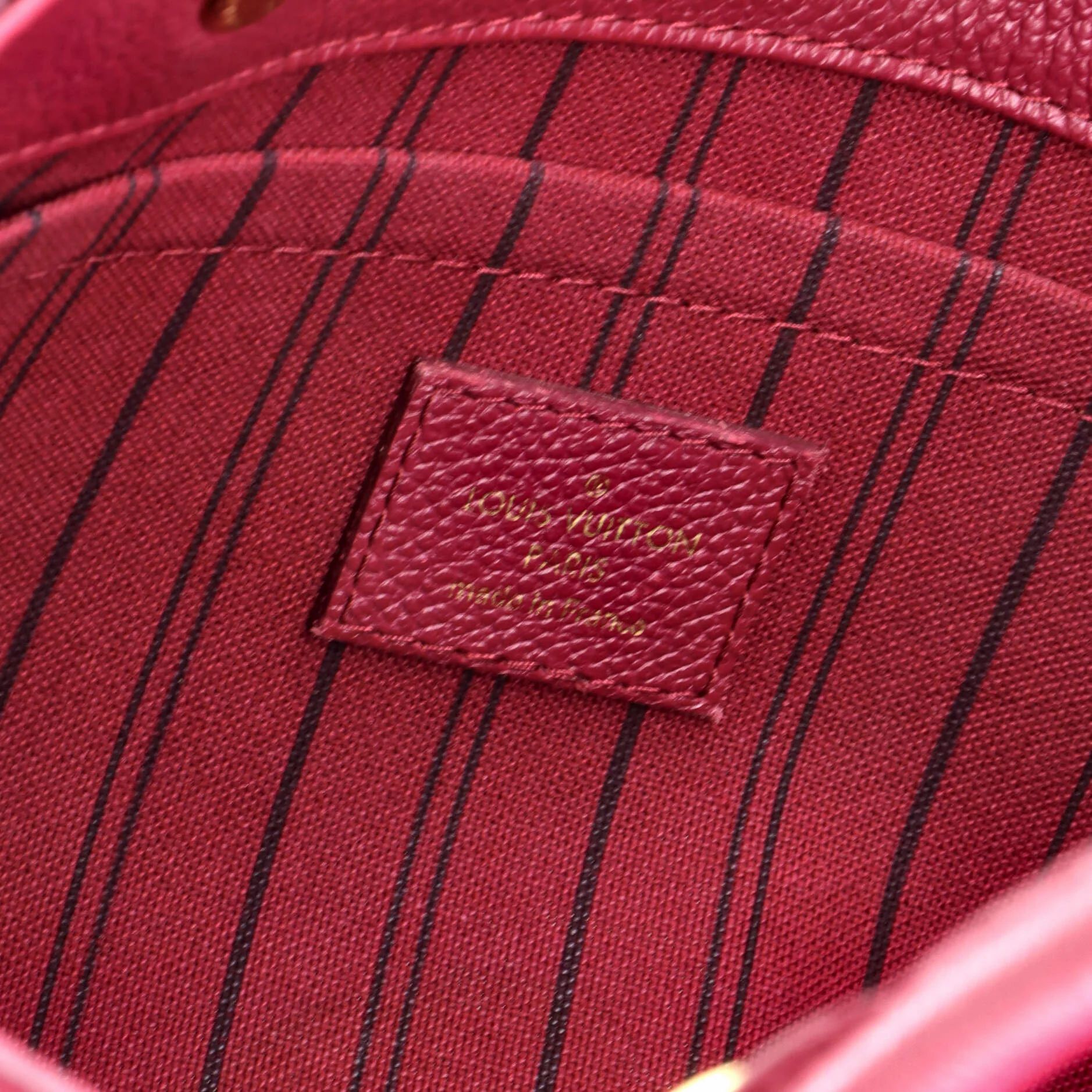 Montaigne Handbag Monogram Empreinte Leather Mm — view 8