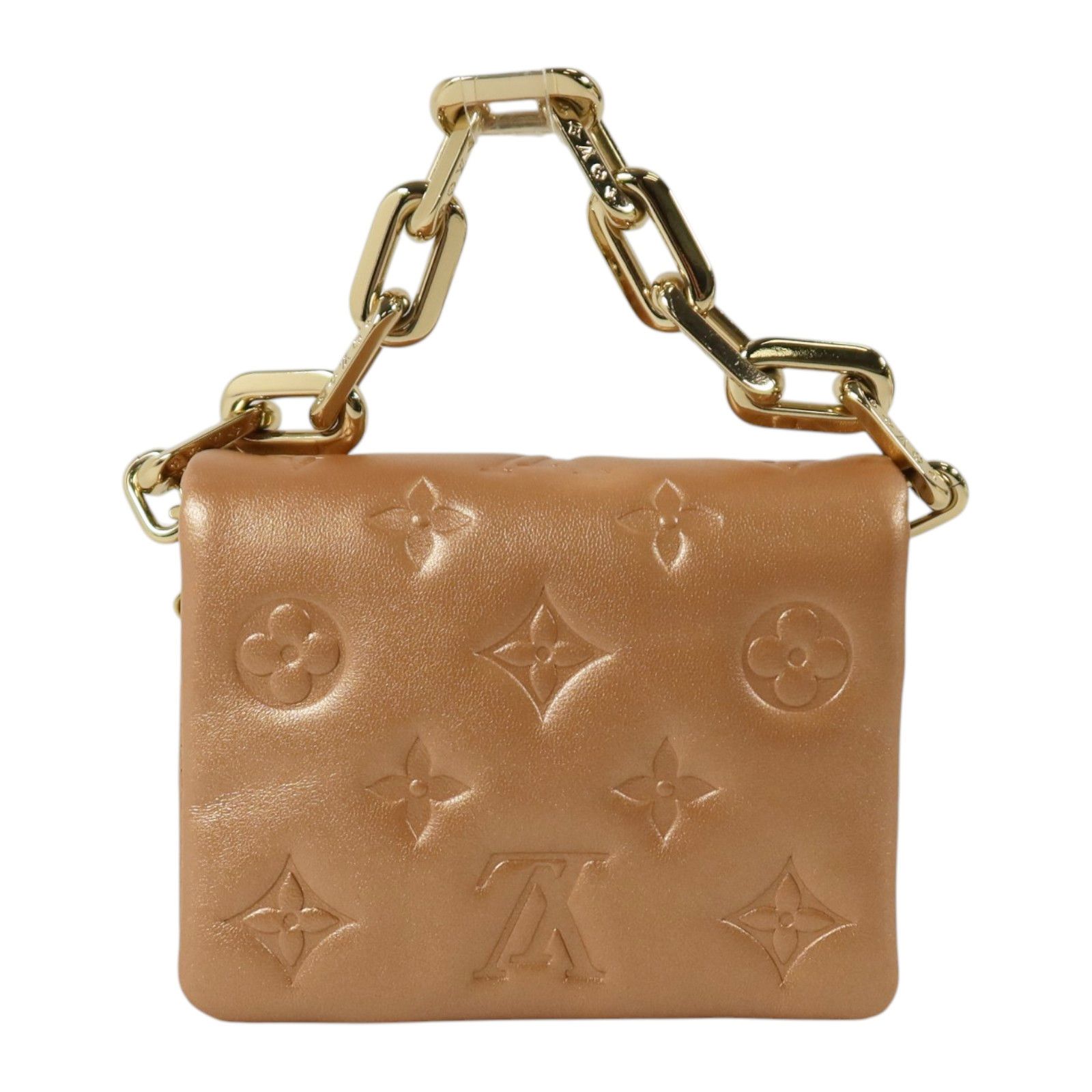 Monogram Embossed Coussin Belt Bag Pink 2way Shoulder Bag M 21765 — view 2