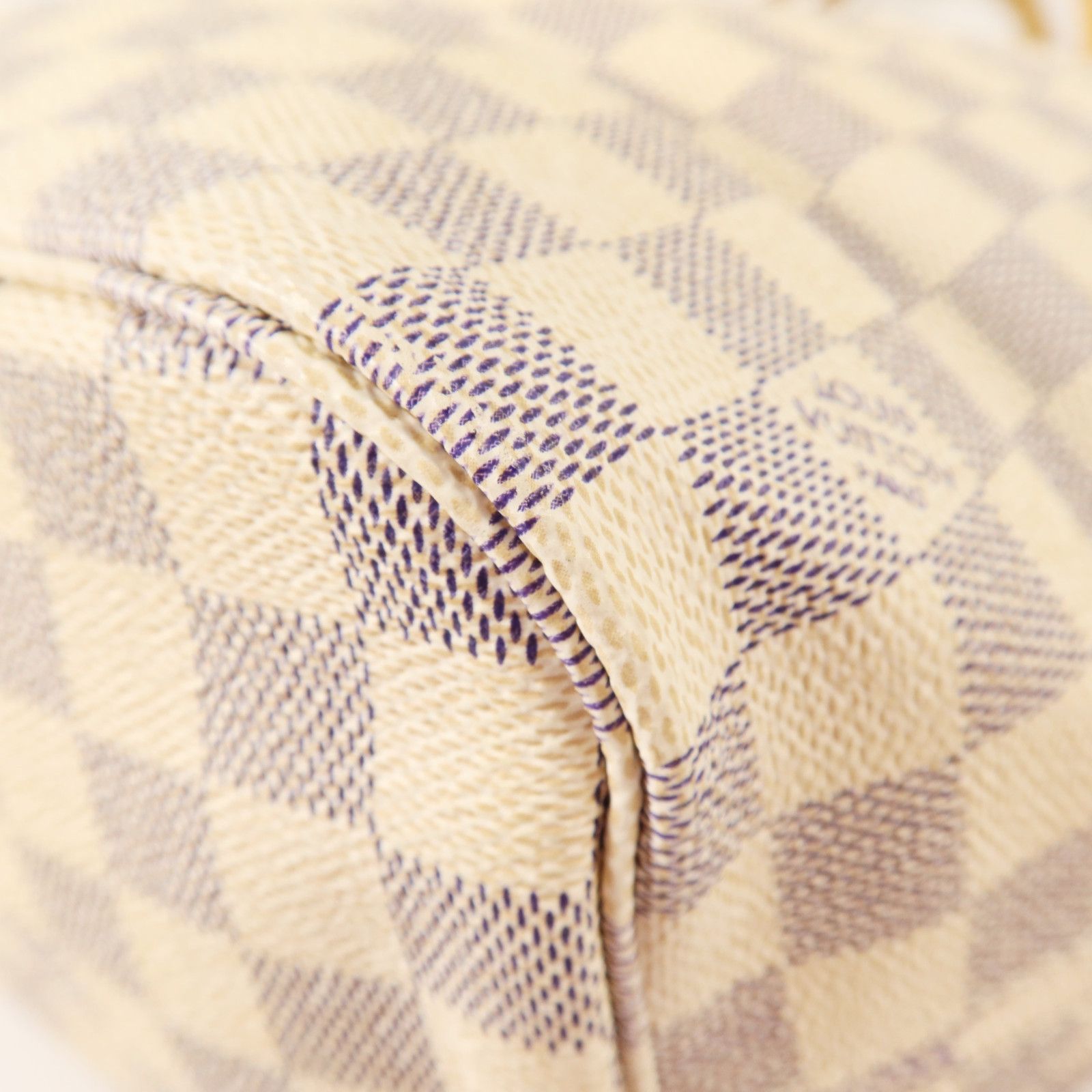 Neverfull Mm Gold Shoulder Bag White Tote Bag N 40604 — view 11
